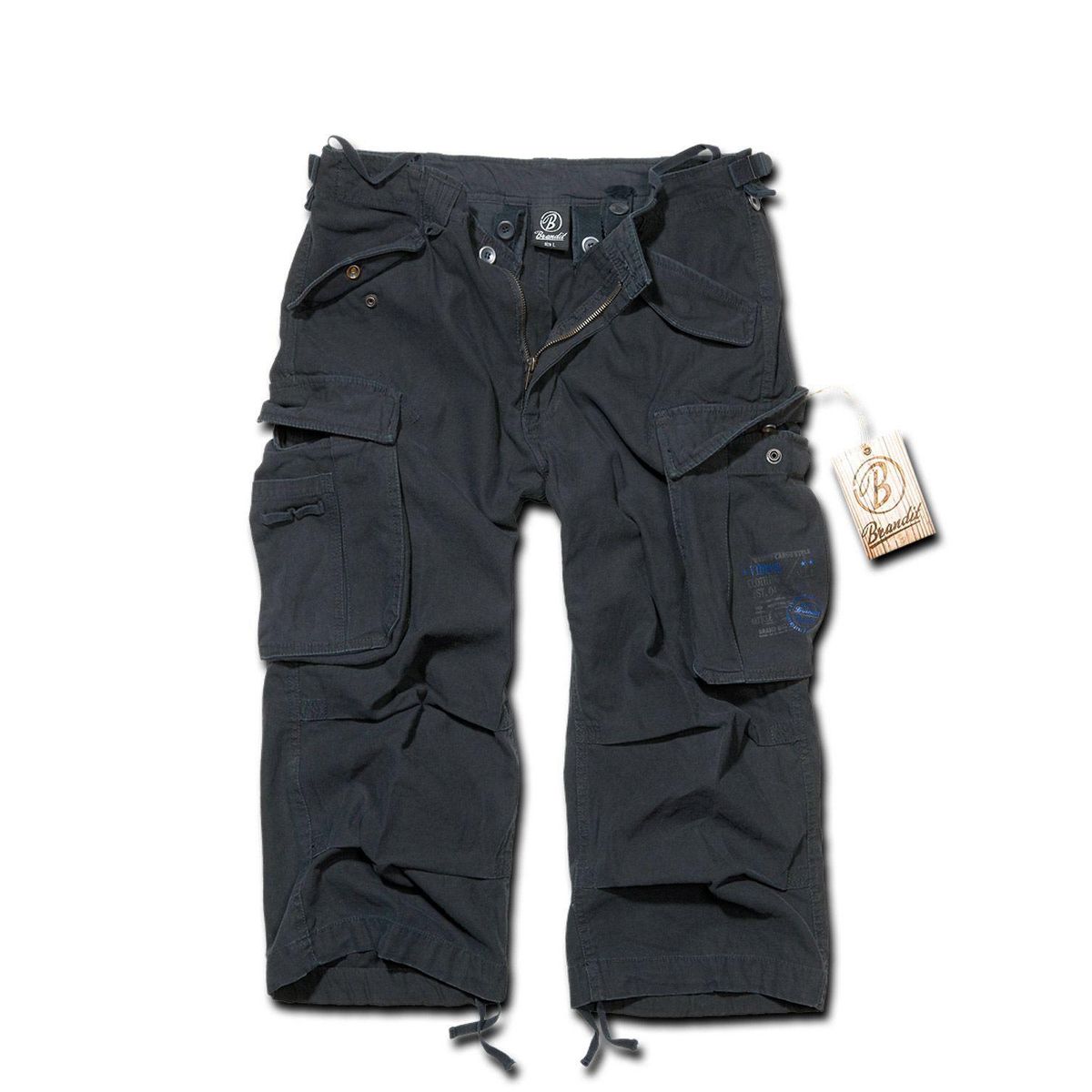 Brandit Industry Vintage 3/4 Pants Black