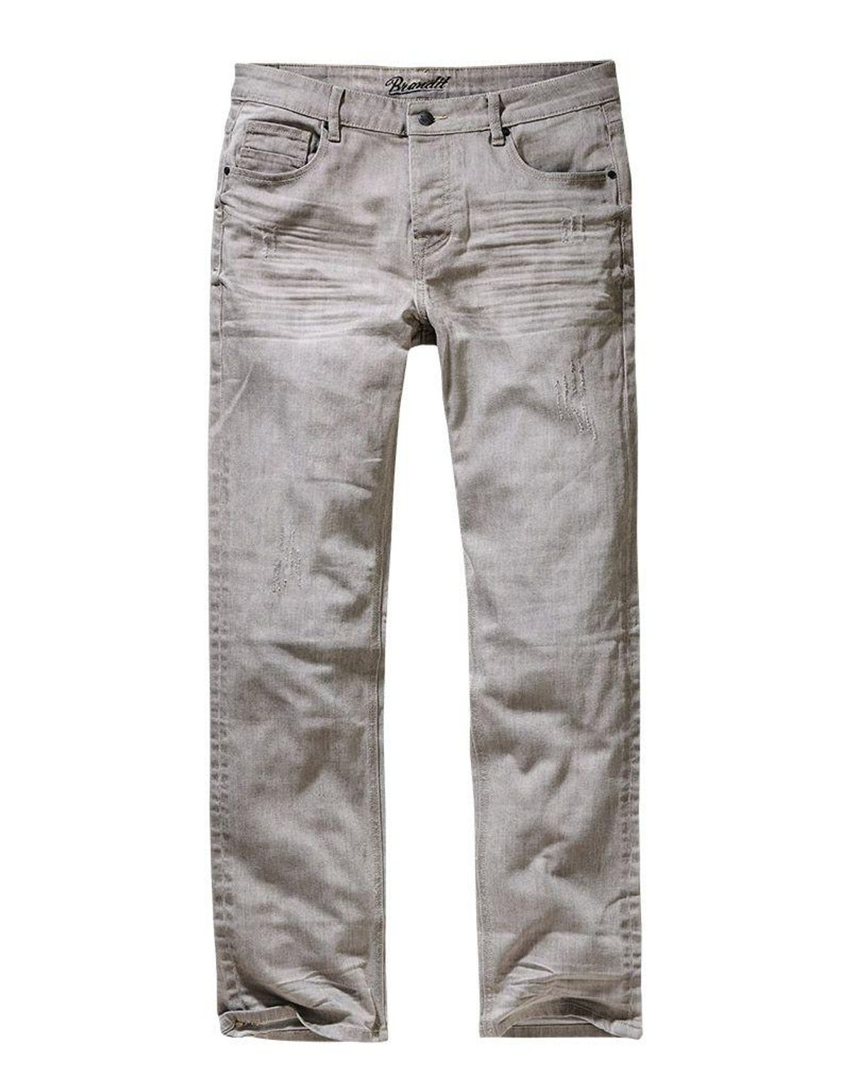 Brandit Jake Denim Jeans Slim Fit Grå