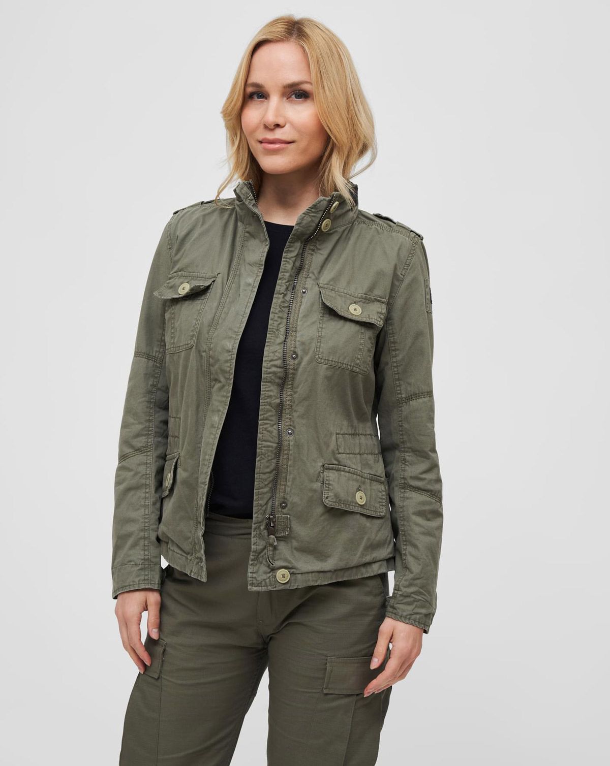 Brandit Ladies Britannia Jacket Olive