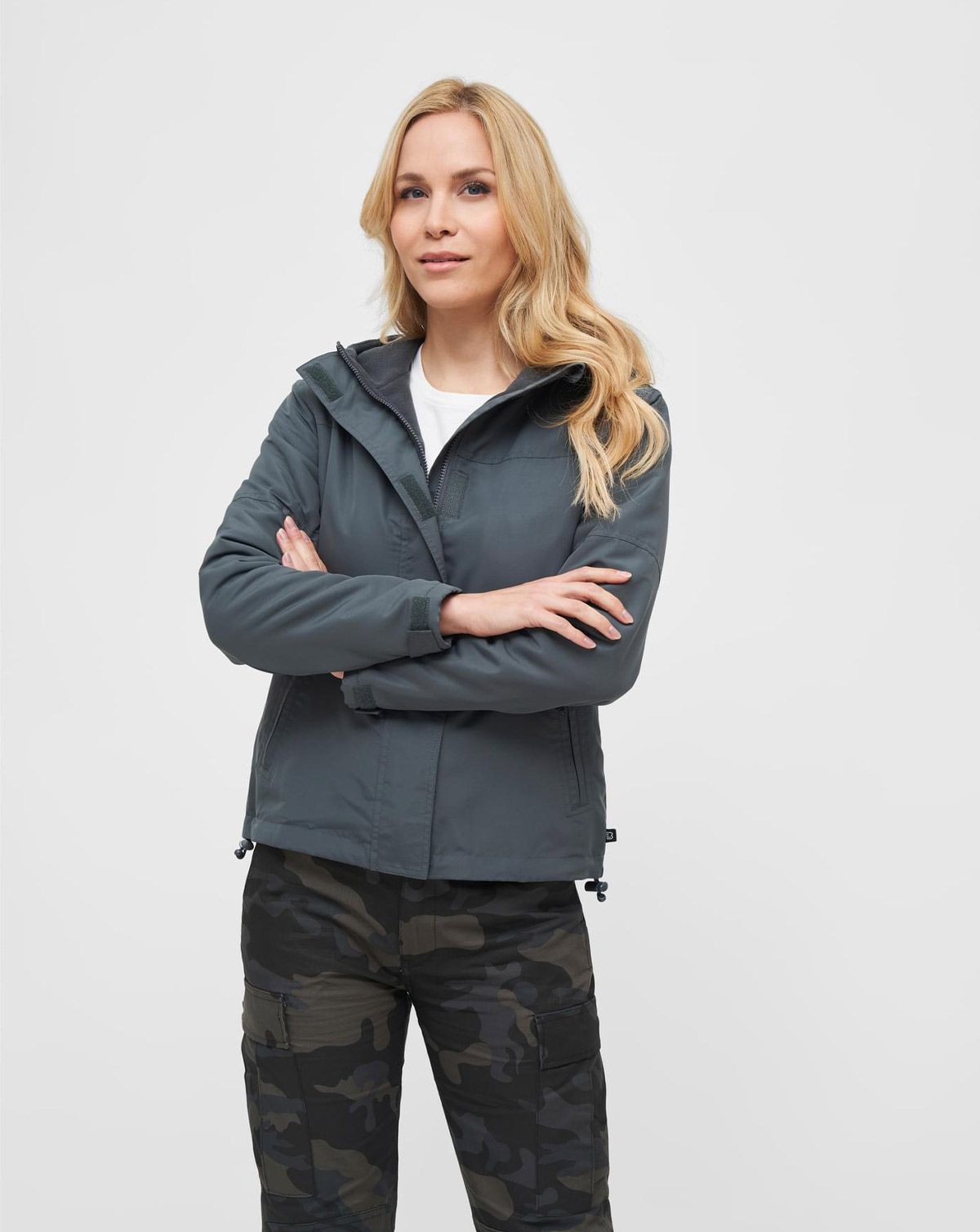 Brandit Ladies Windbreaker Frontzip Anthracite