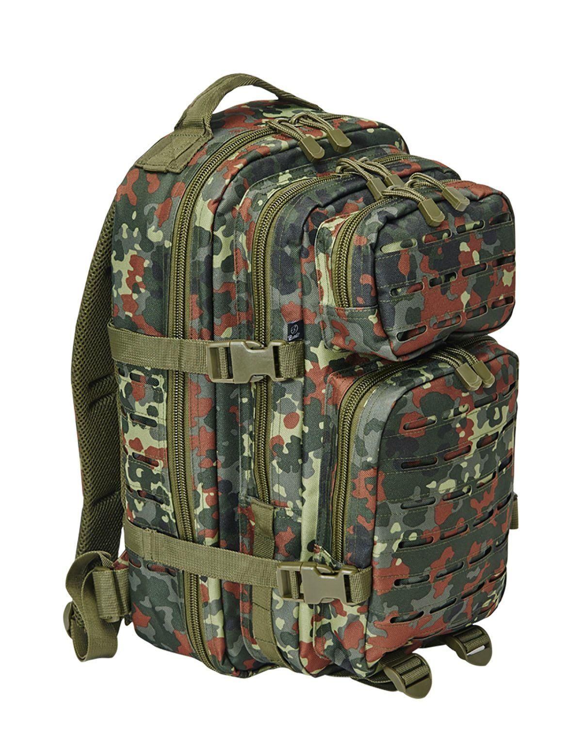 Brandit Laser Cut Assault Rygsæk 25L Flecktarn