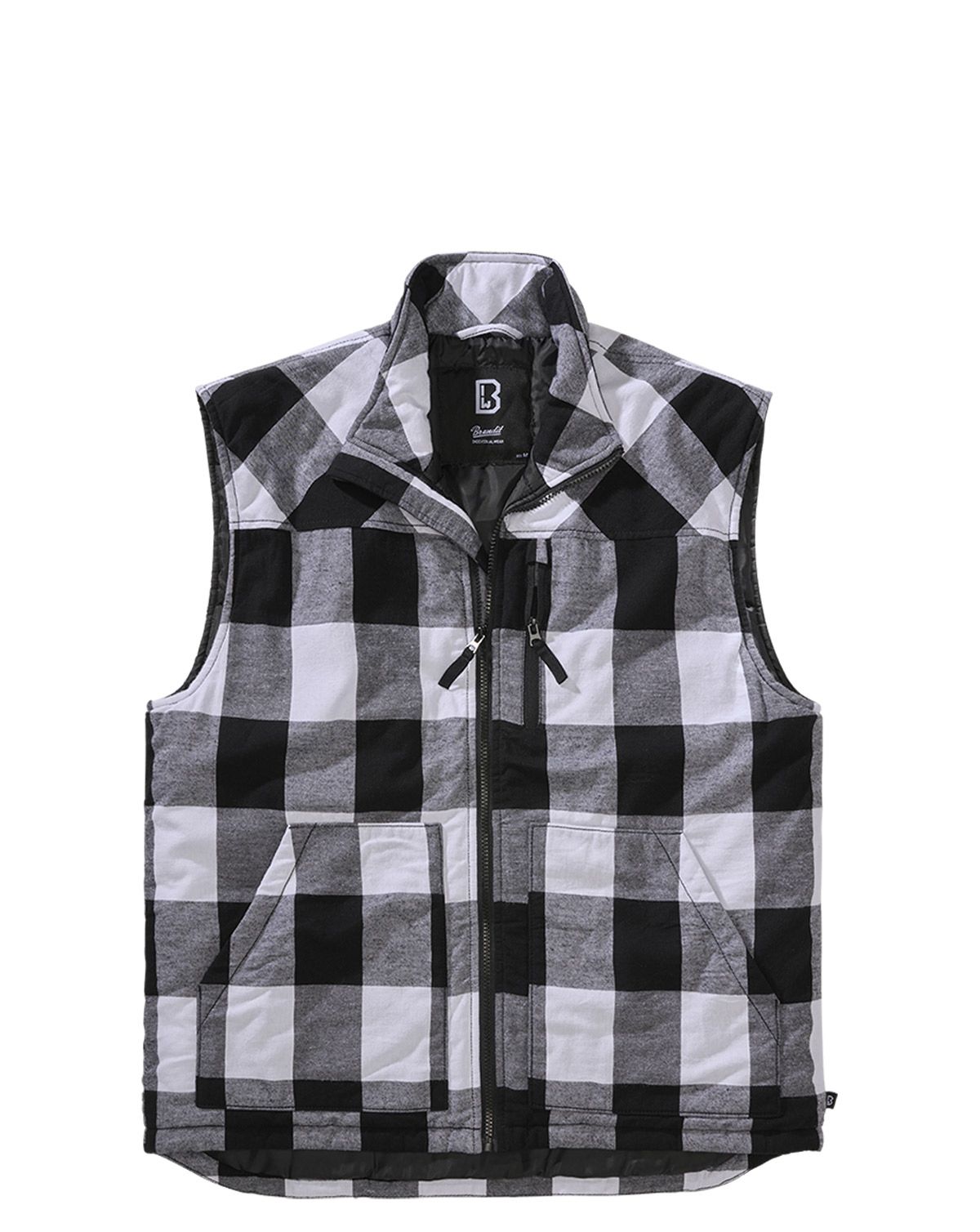 Brandit Lumber Vest Hvid / Sort