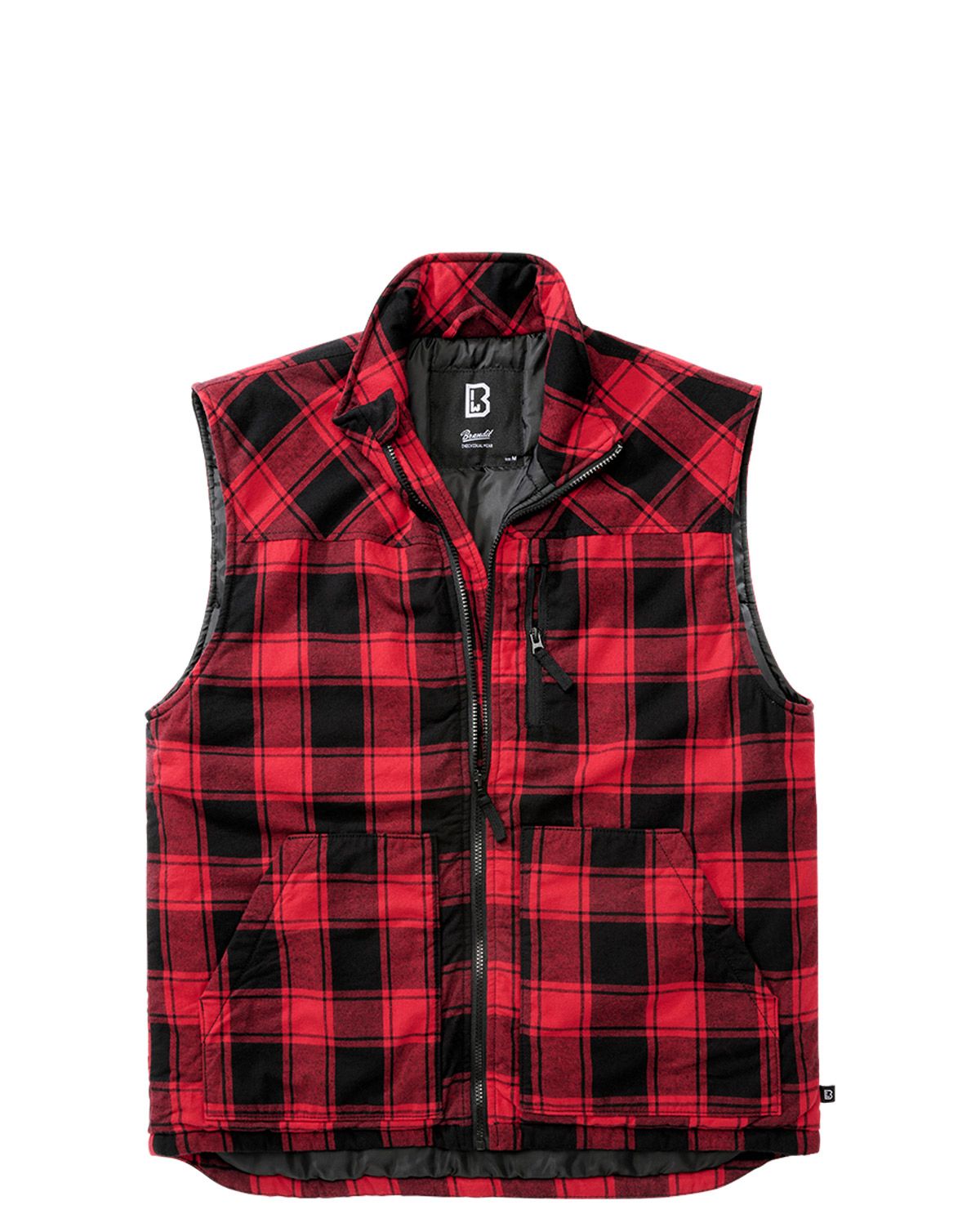 Brandit Lumber Vest Rød / Sort