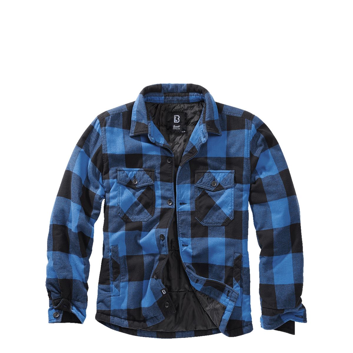 Brandit Lumberjacket Black / Blue