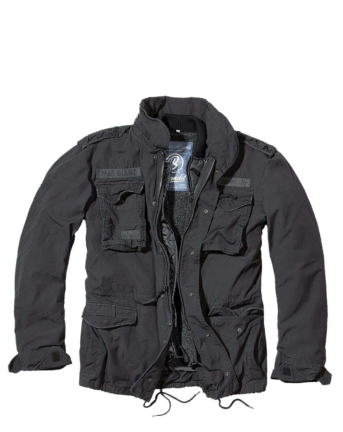 Brandit M65 Giant Jacket Jacket Black washed