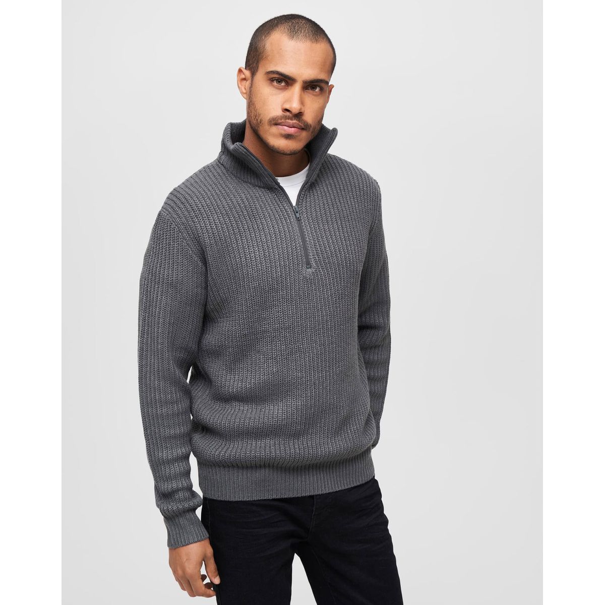 Brandit Marine Pullover Troyer Anthracit