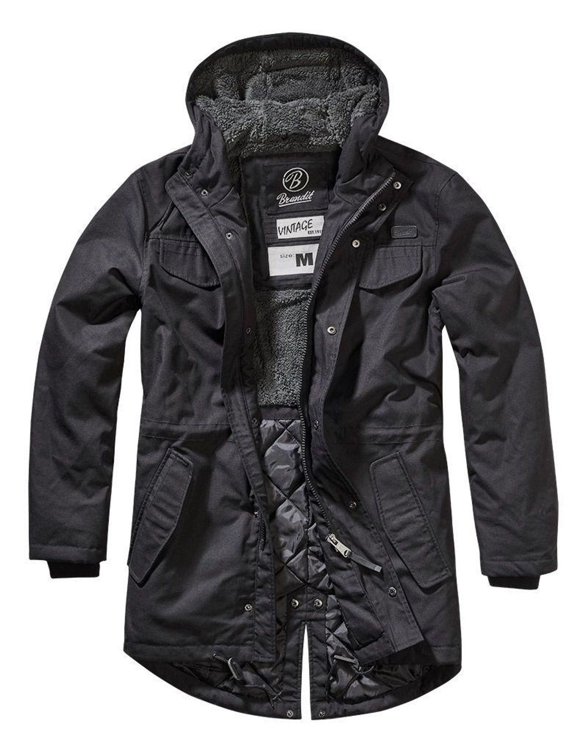 Brandit Marsh Lake Parka Jakke Sort