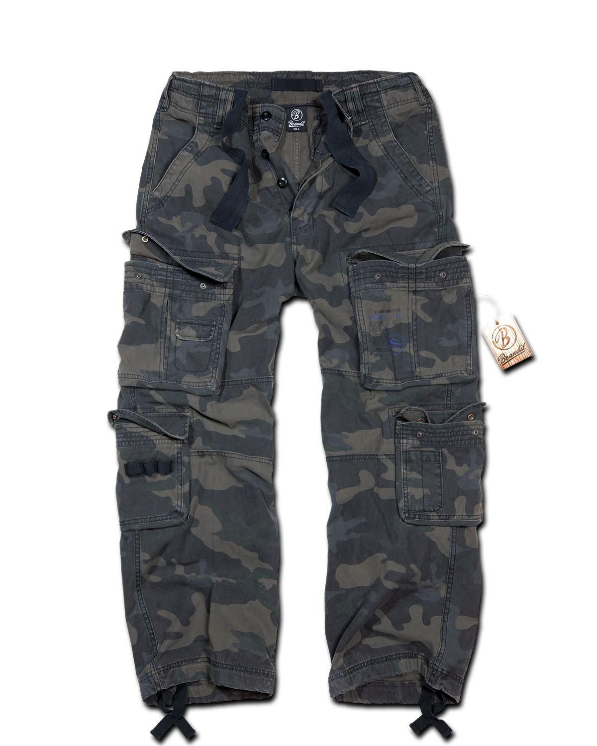 Brandit Pure Vintage Cargobukser Dark Camo