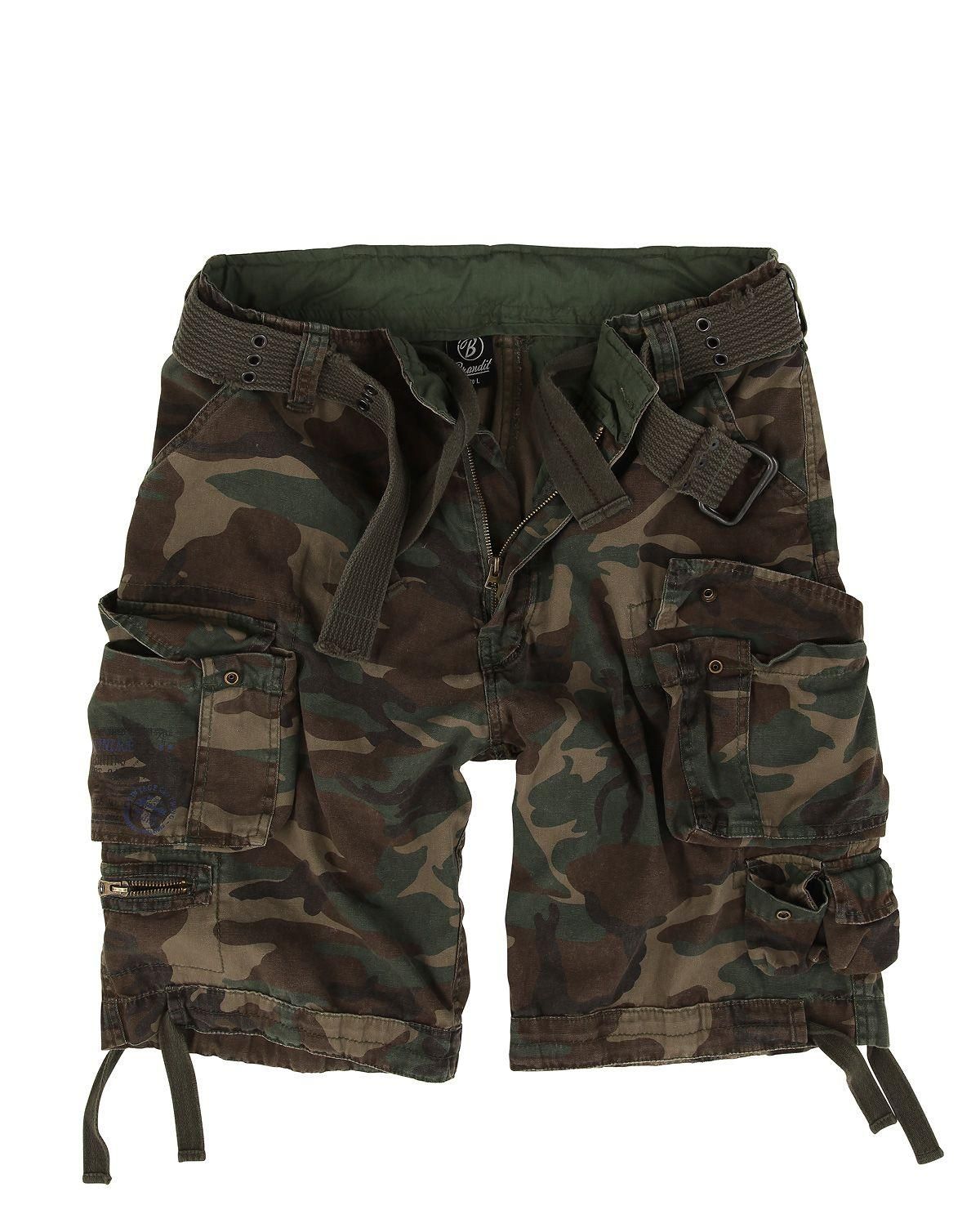 Brandit Savage Vintage Cargo Shorts Woodland