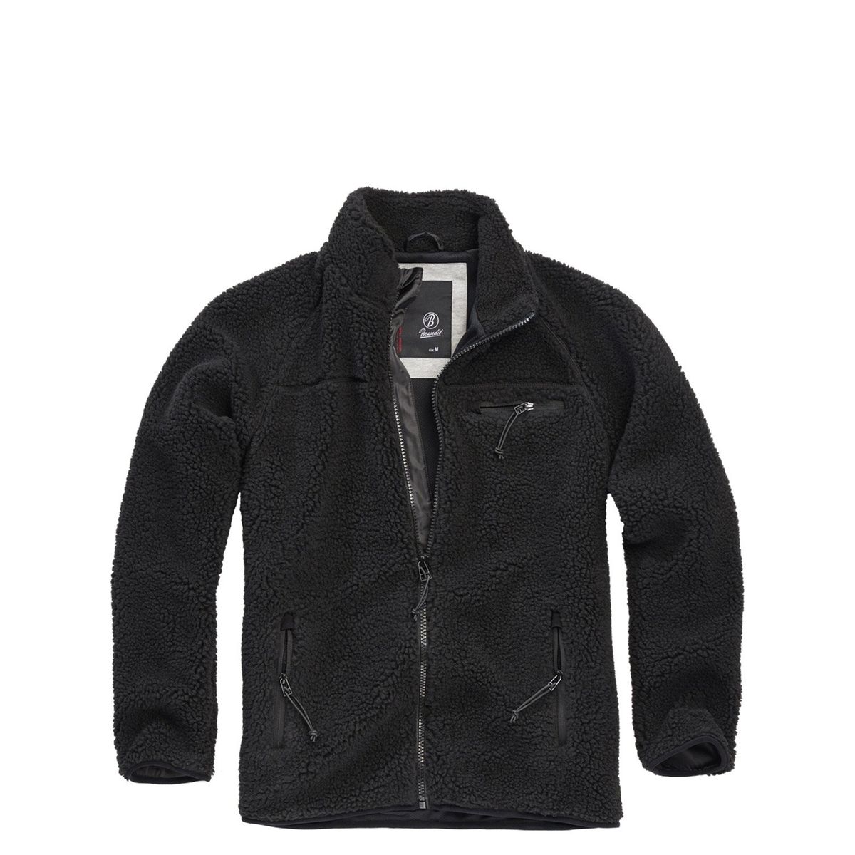 Brandit Teddyfleece Jacket Black