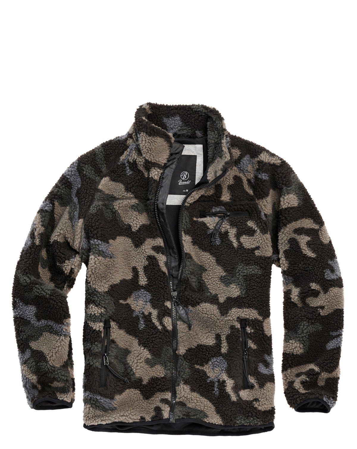 Brandit Teddyfleece Jakke Dark Camo