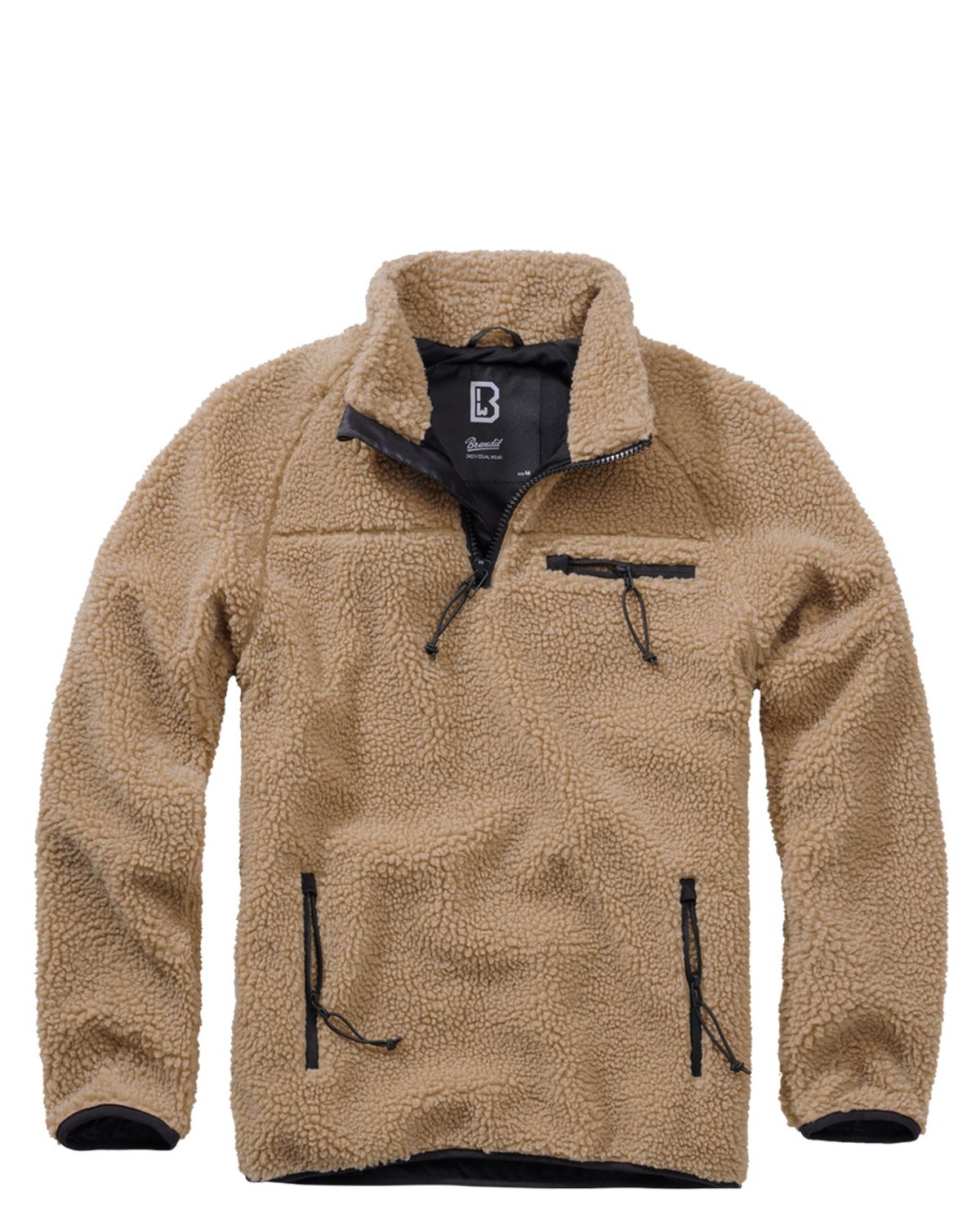 Brandit Teddyfleece Trøje Camel