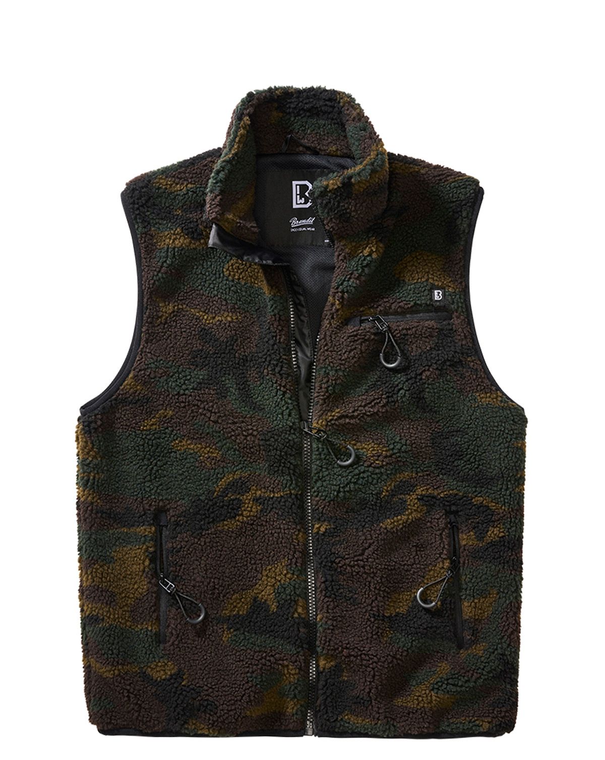 Brandit Teddyfleece Vest Herre Woodland