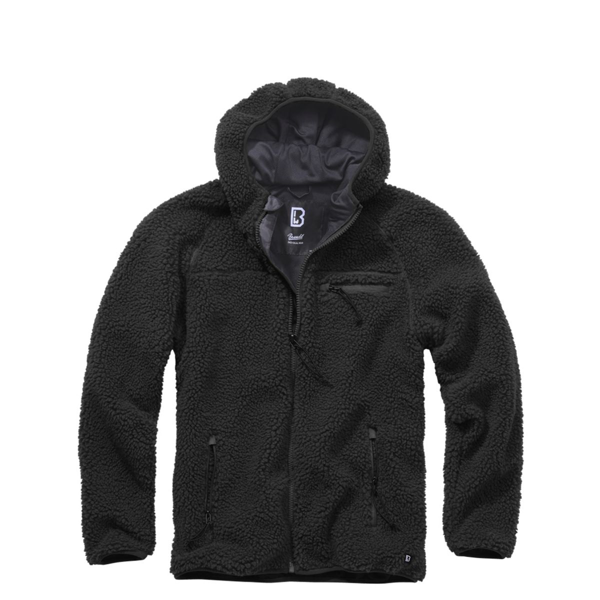 Brandit Teddyfleece Worker Jacket Black