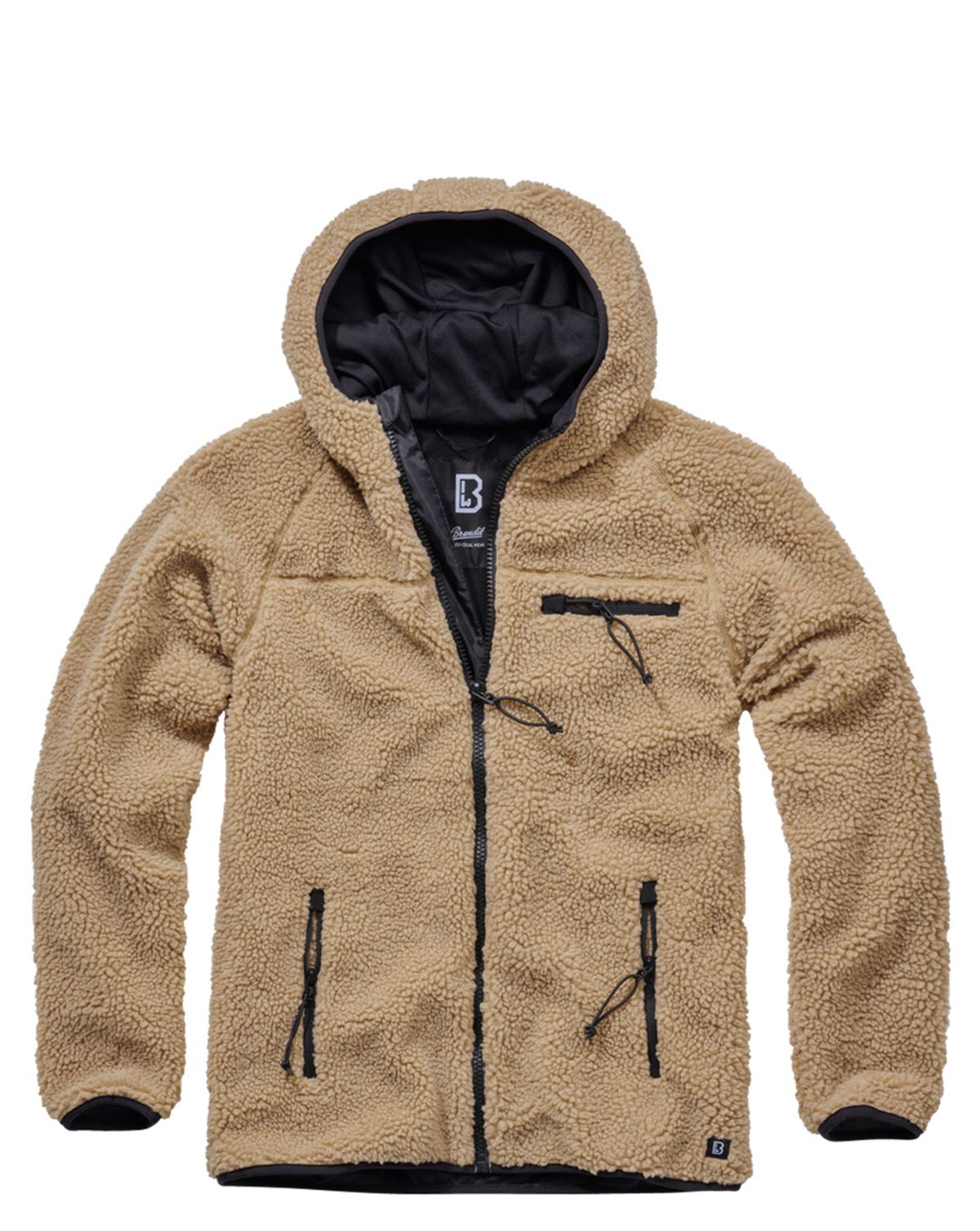 Brandit Teddyfleece Worker Jakke Camel