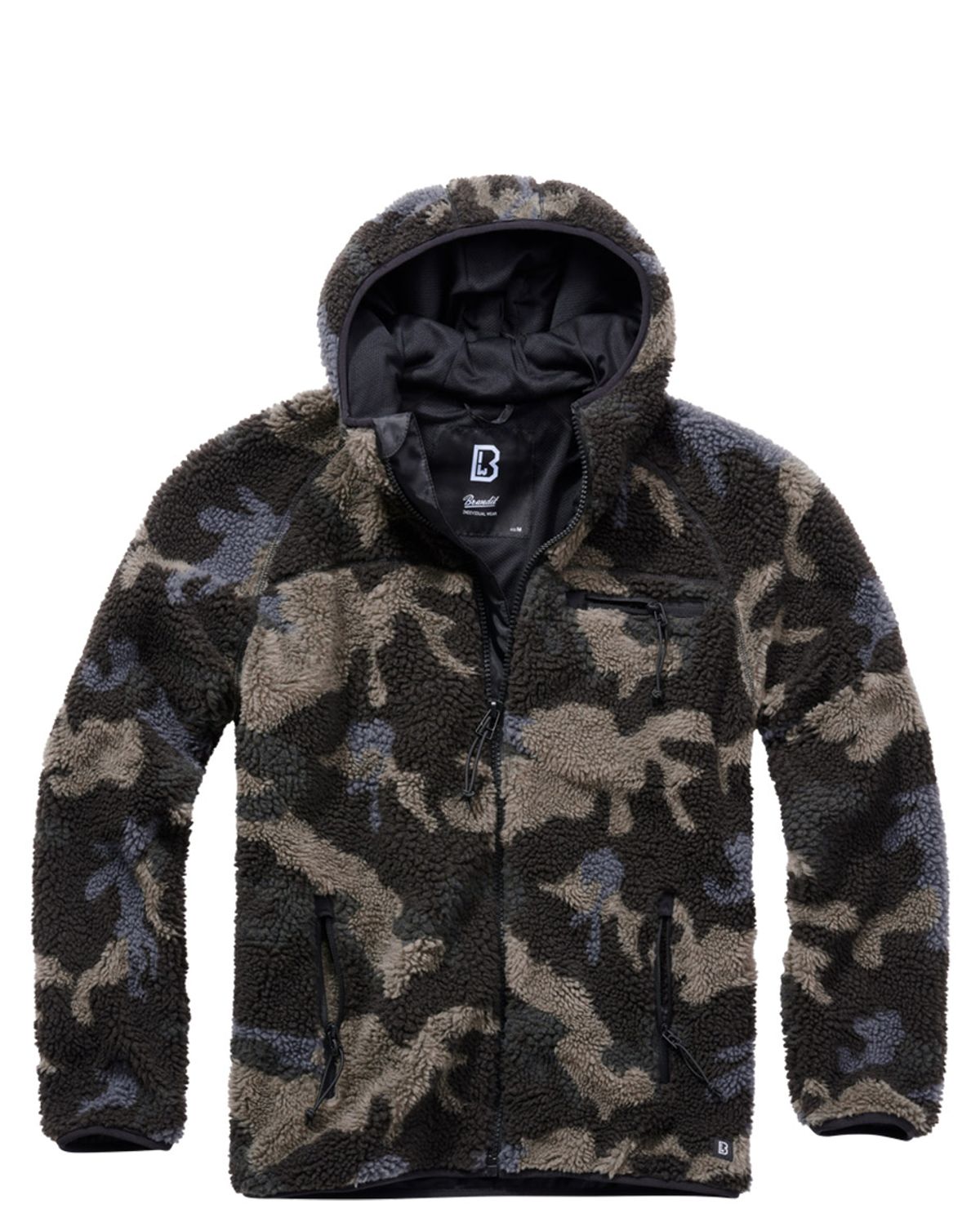 Brandit Teddyfleece Worker Jakke Dark Camo