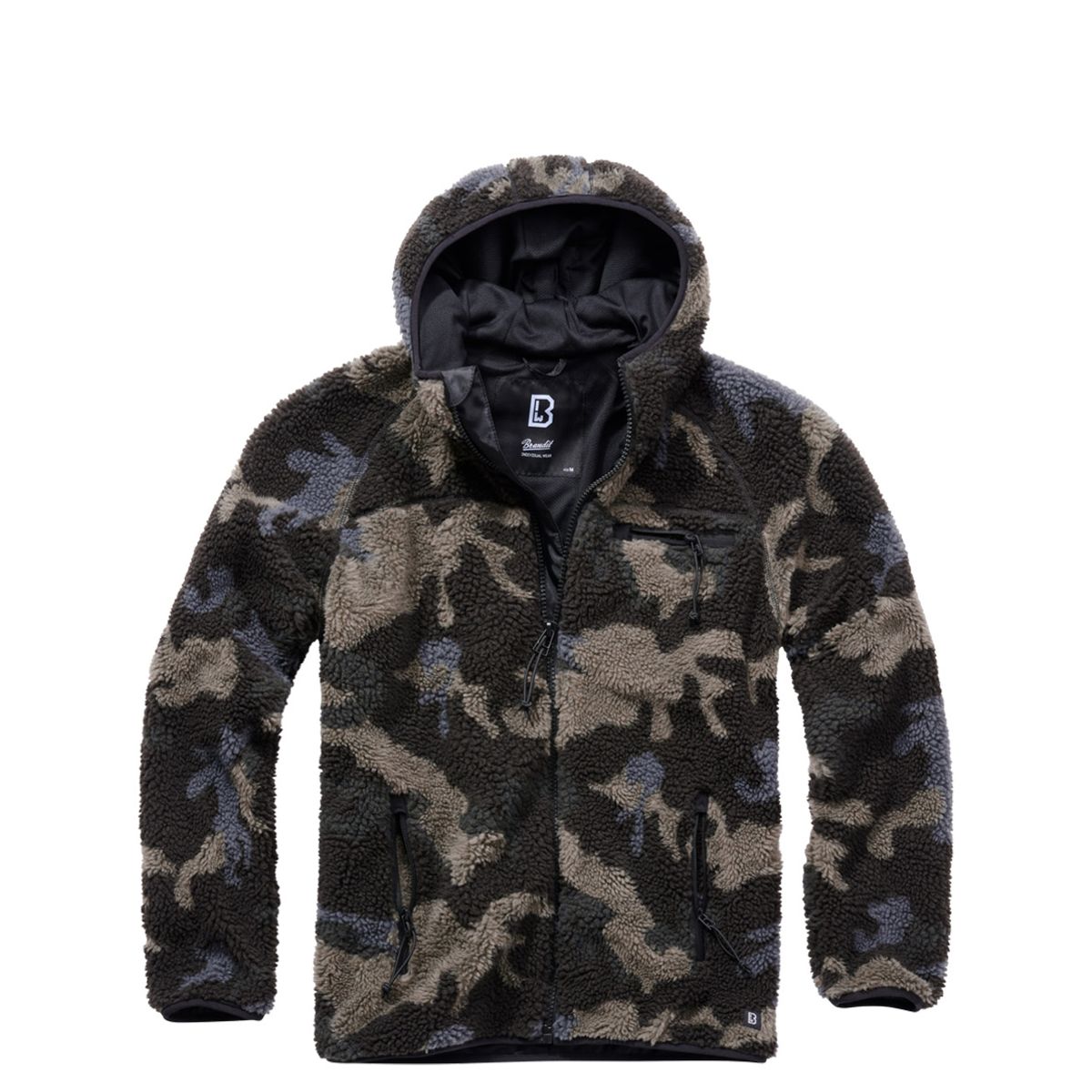 Brandit Teddyfleece Worker Jakke Dark Camo