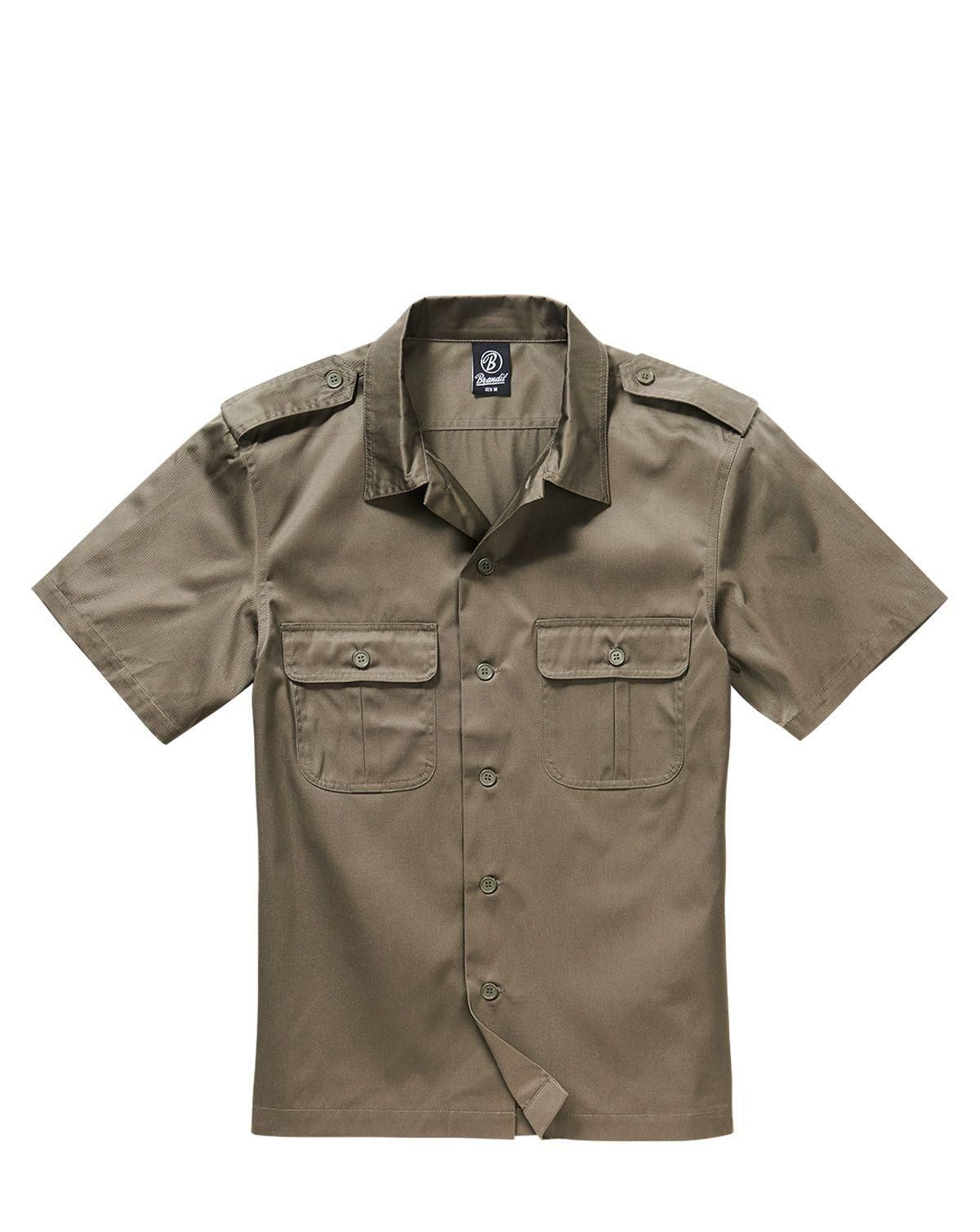 Brandit U.S. Army Shirt Short Sleeve Olive