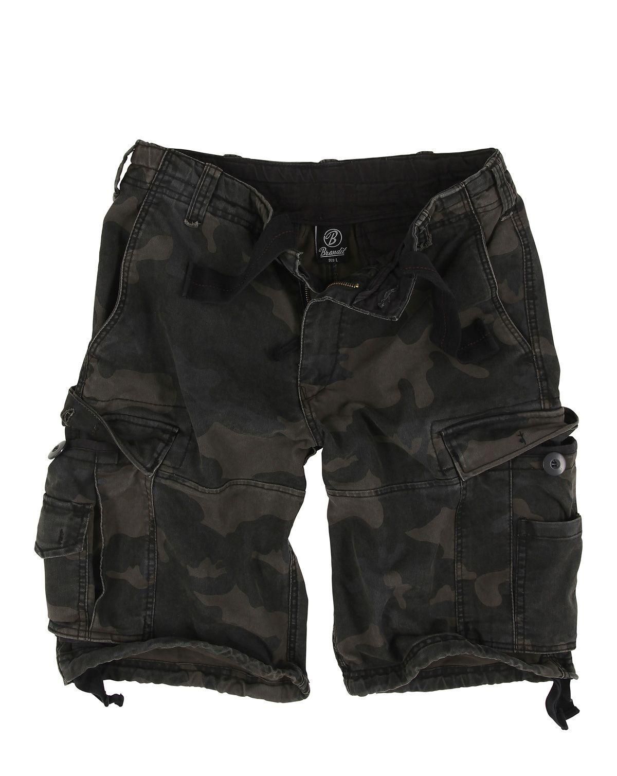 Brandit Vintage Cargo Shorts Dark Camo