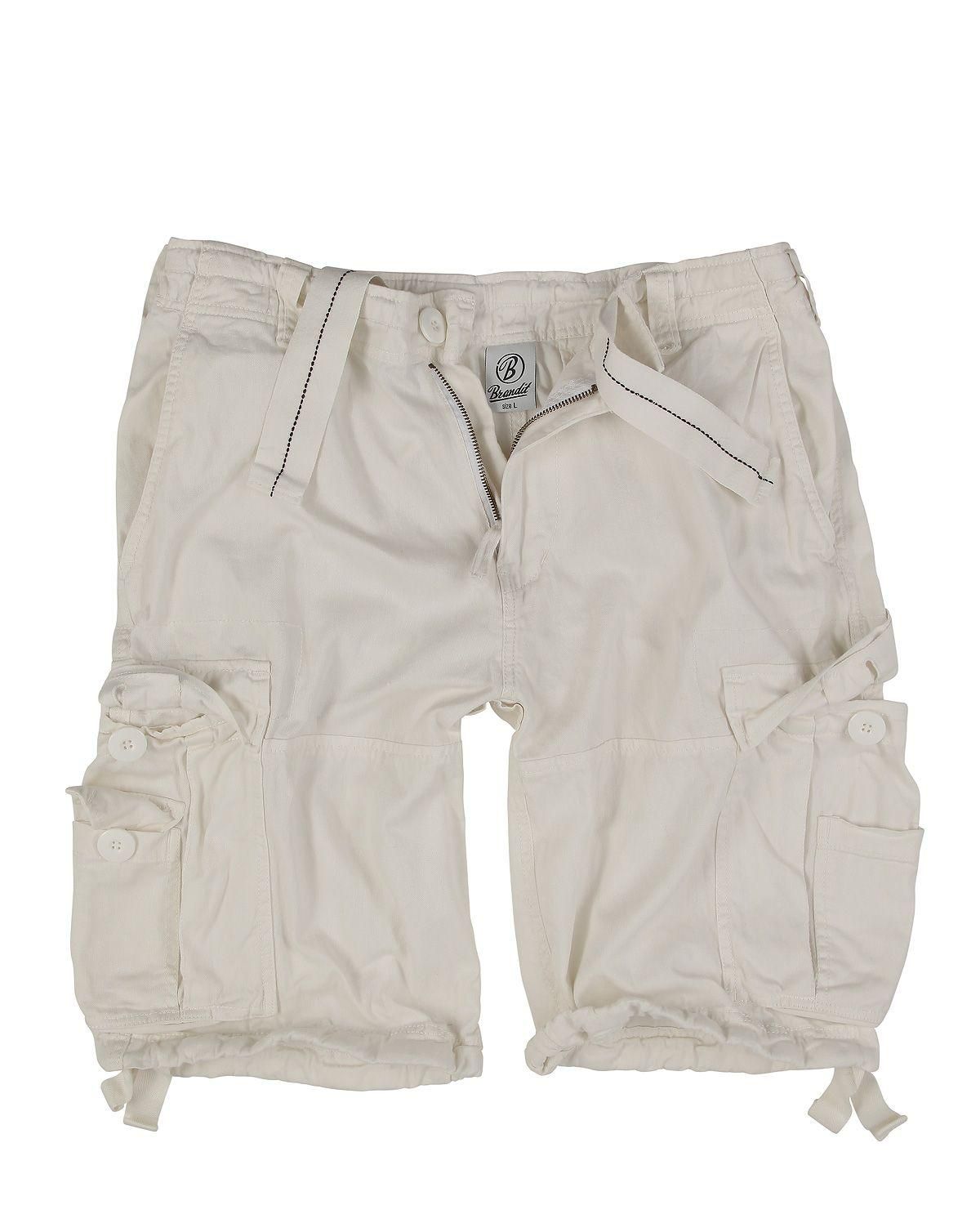 Brandit Vintage Cargo Shorts Hvid