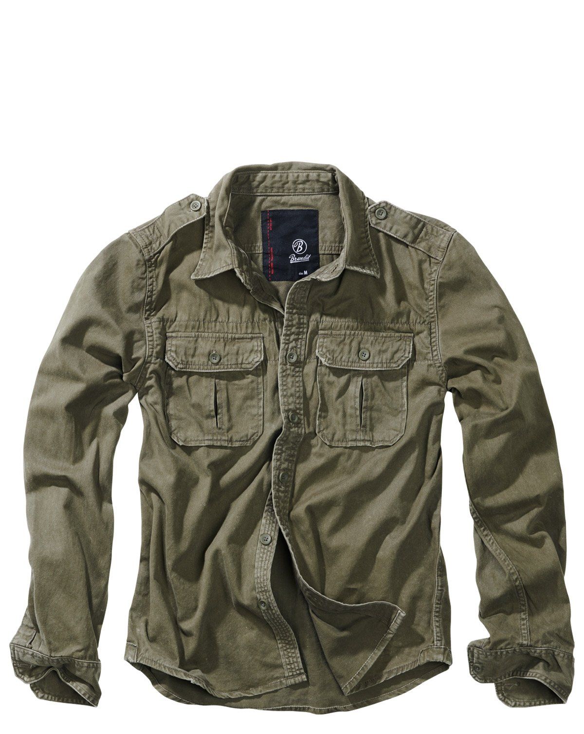 Brandit Vintage Shirt longsleeve Olive