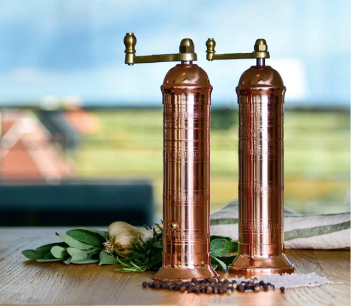 Brass Pepper Mill Salt- og peberkværn Copper Mill - Brass Pepper Mill