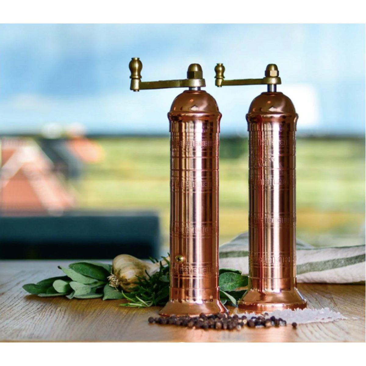 Brass Pepper Mill Salt- og peberkværn Copper Mill - Brass Pepper Mill