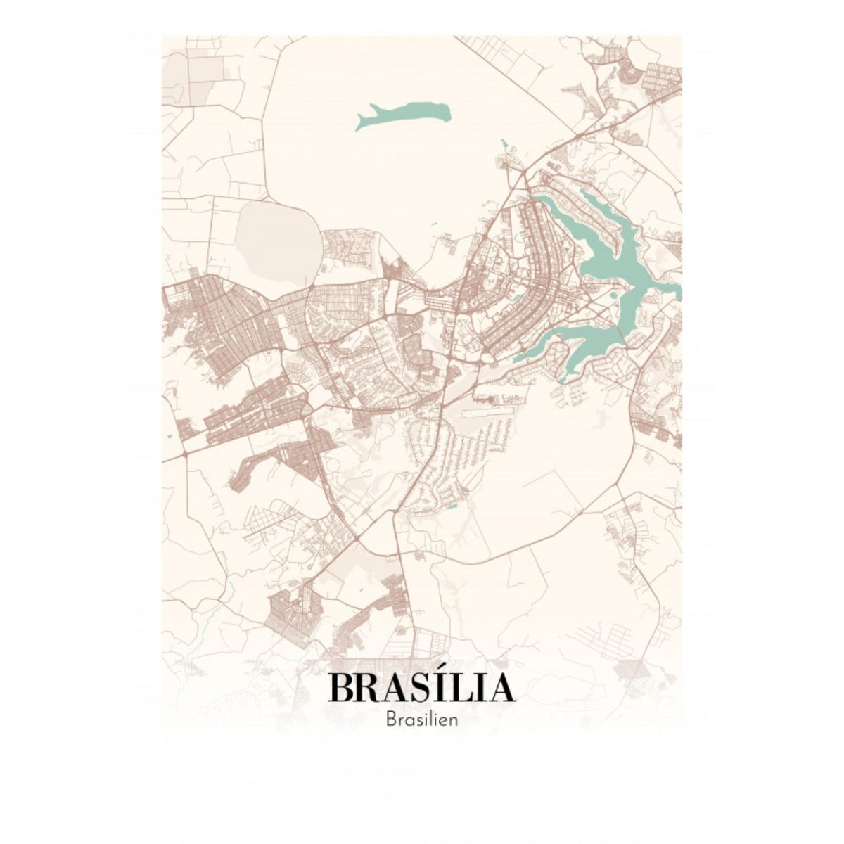 Brasília - Brasilien 35x50 cm (B3)