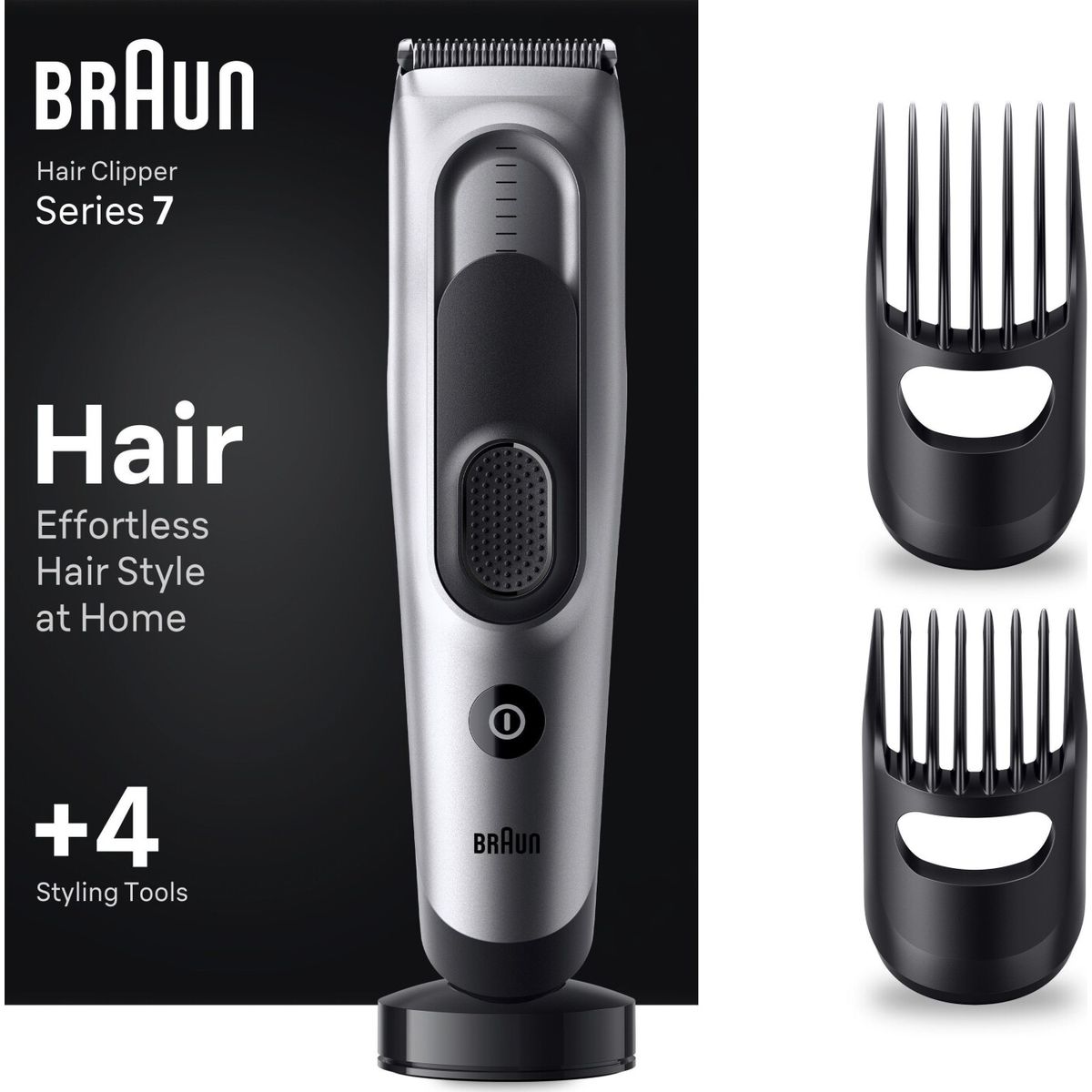 Braun - Shaver Hc7390 Black & Space Grey