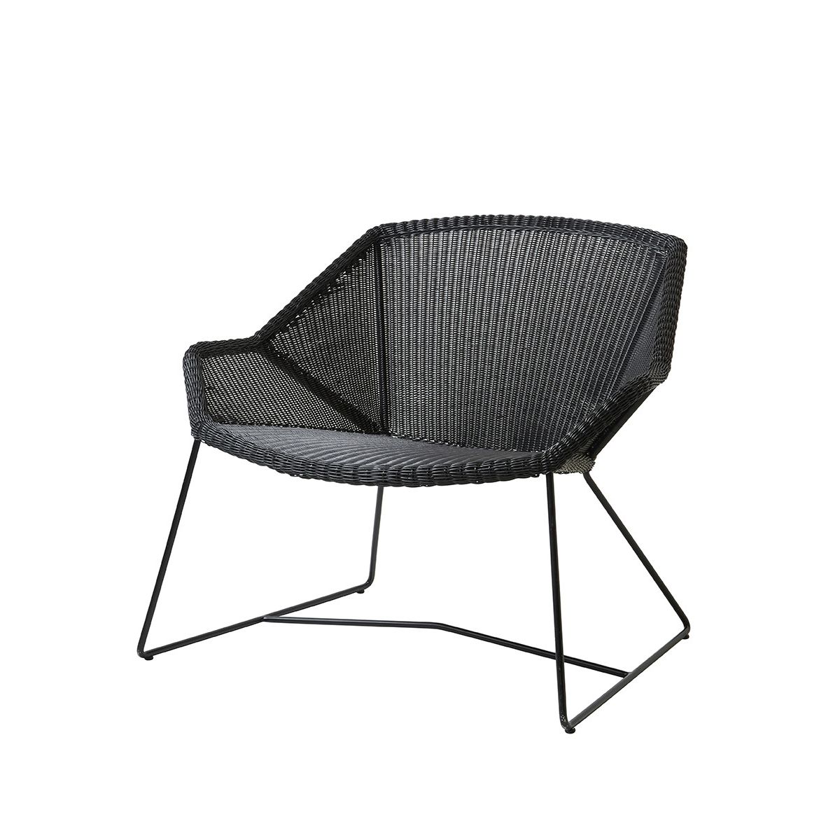 Breeze Loungestol fra Cane-line (Black, Ingen hynde)