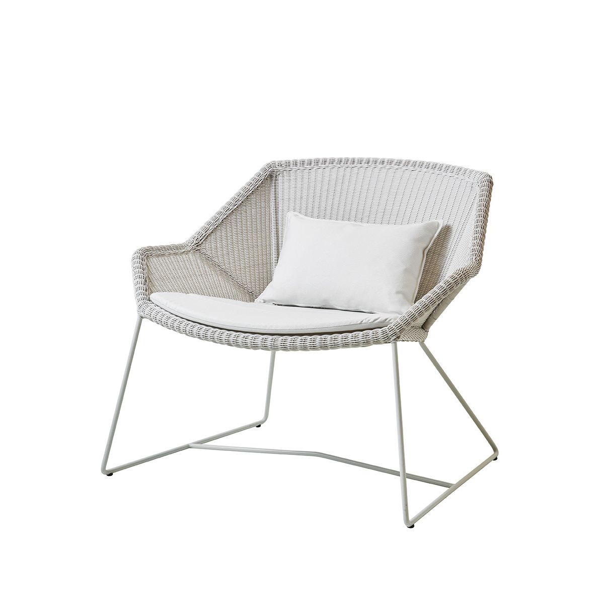 Breeze Loungestol fra Cane-line (White grey, White, Cane-line Natté)