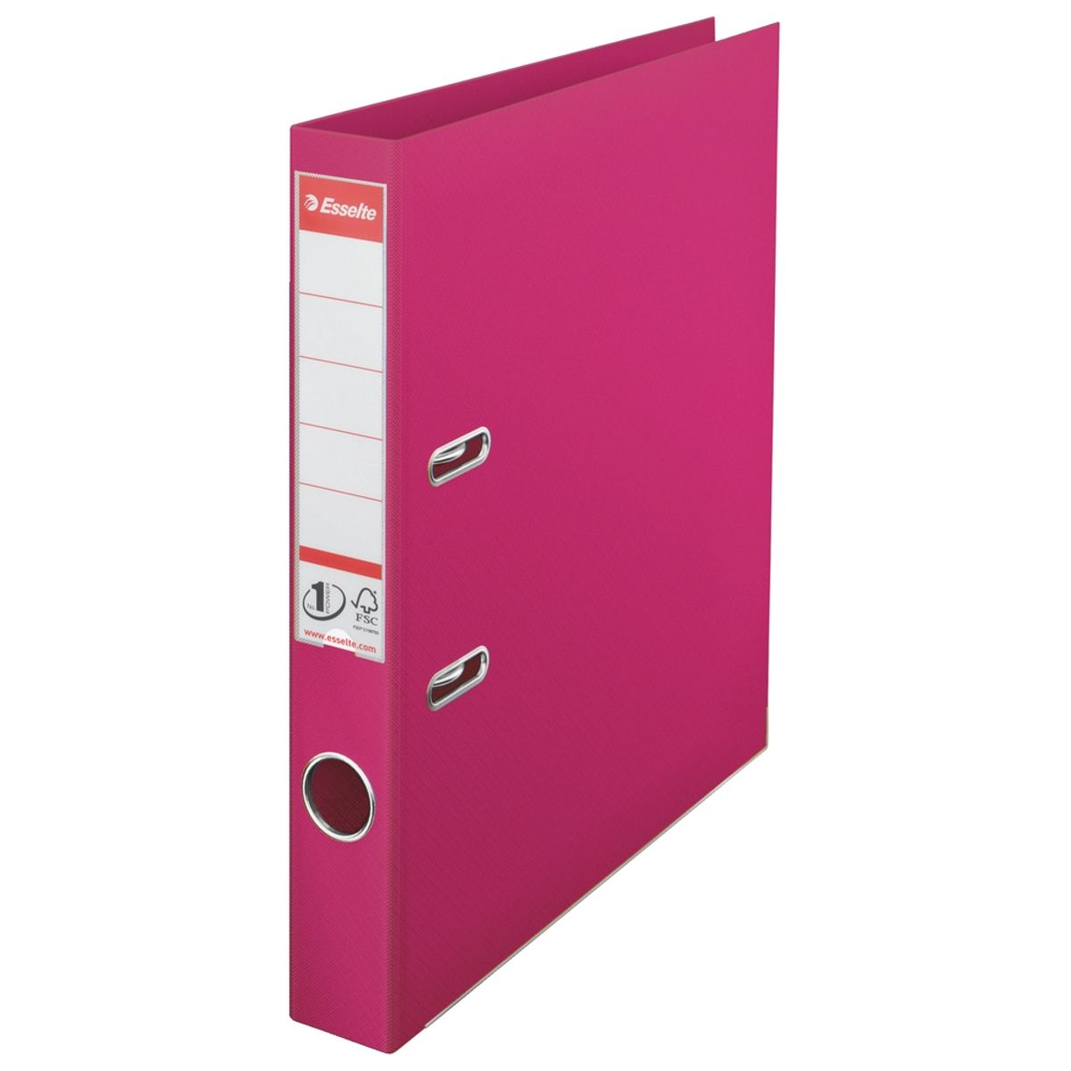 Brevordner Esselte no1 pp A4 50mm fuchsia