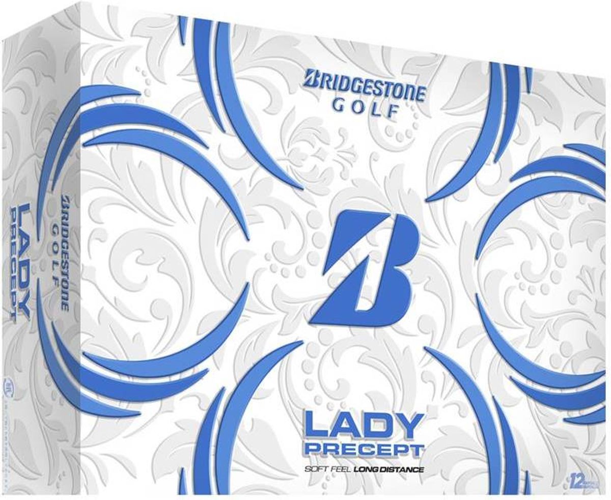 Bridgestone Precept Lady Dame Golfbolde - Hvid