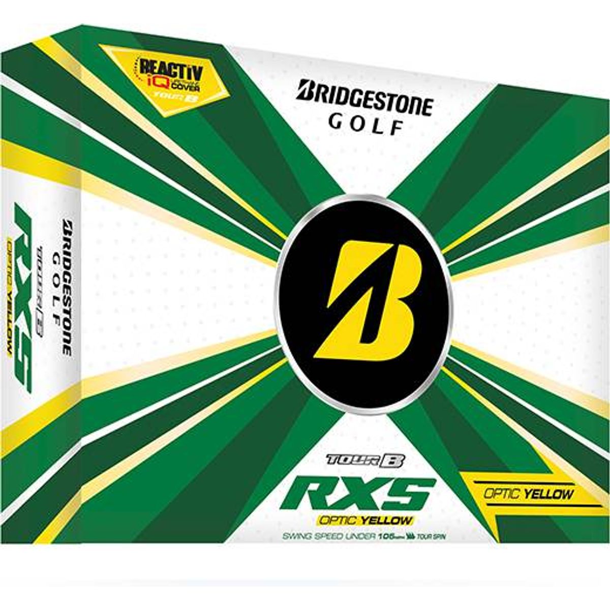 Bridgestone Tour B RXS (2022) Golfbolde - Gul