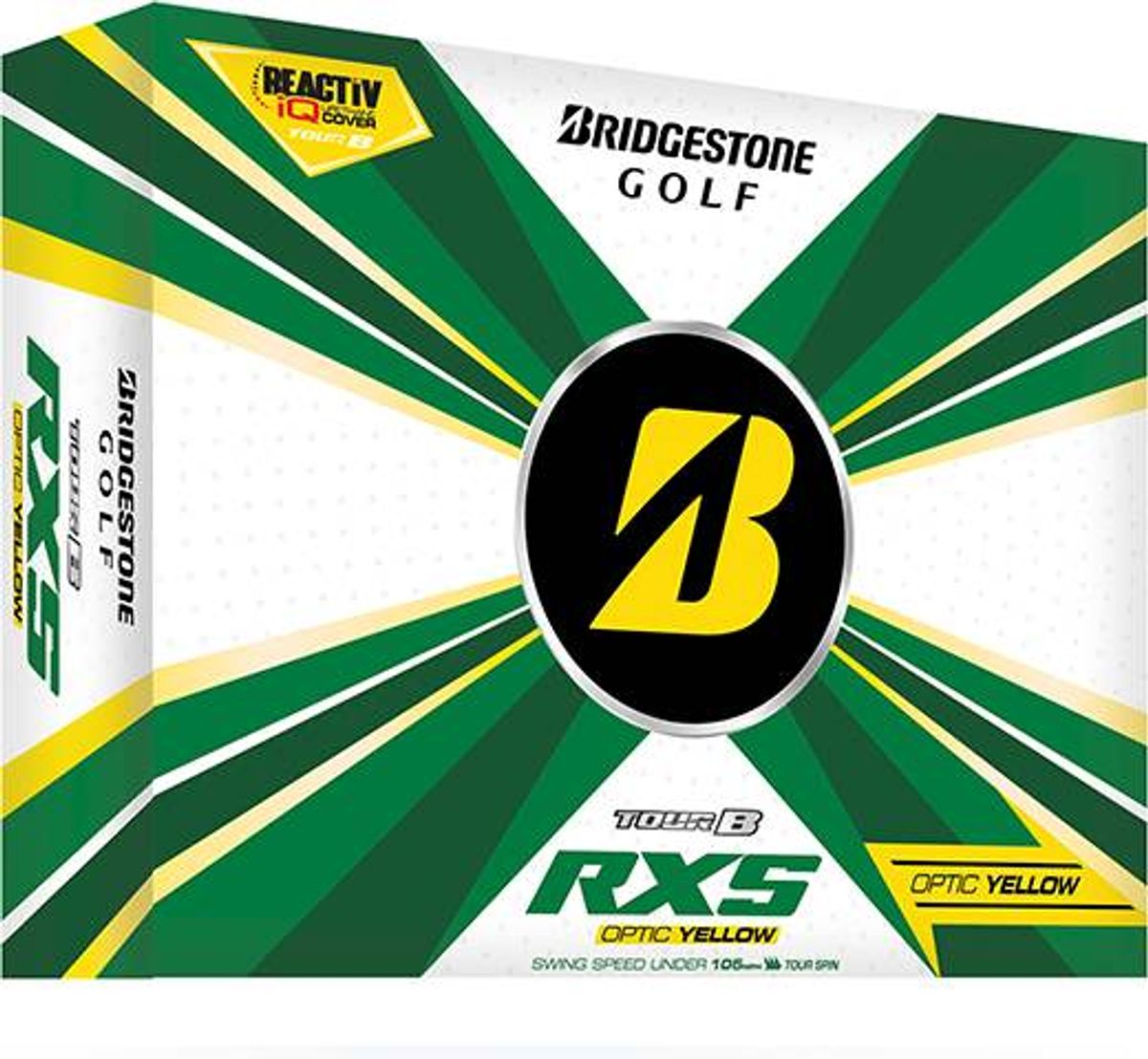 Bridgestone Tour B RXS (2022) Logobolde - Gul