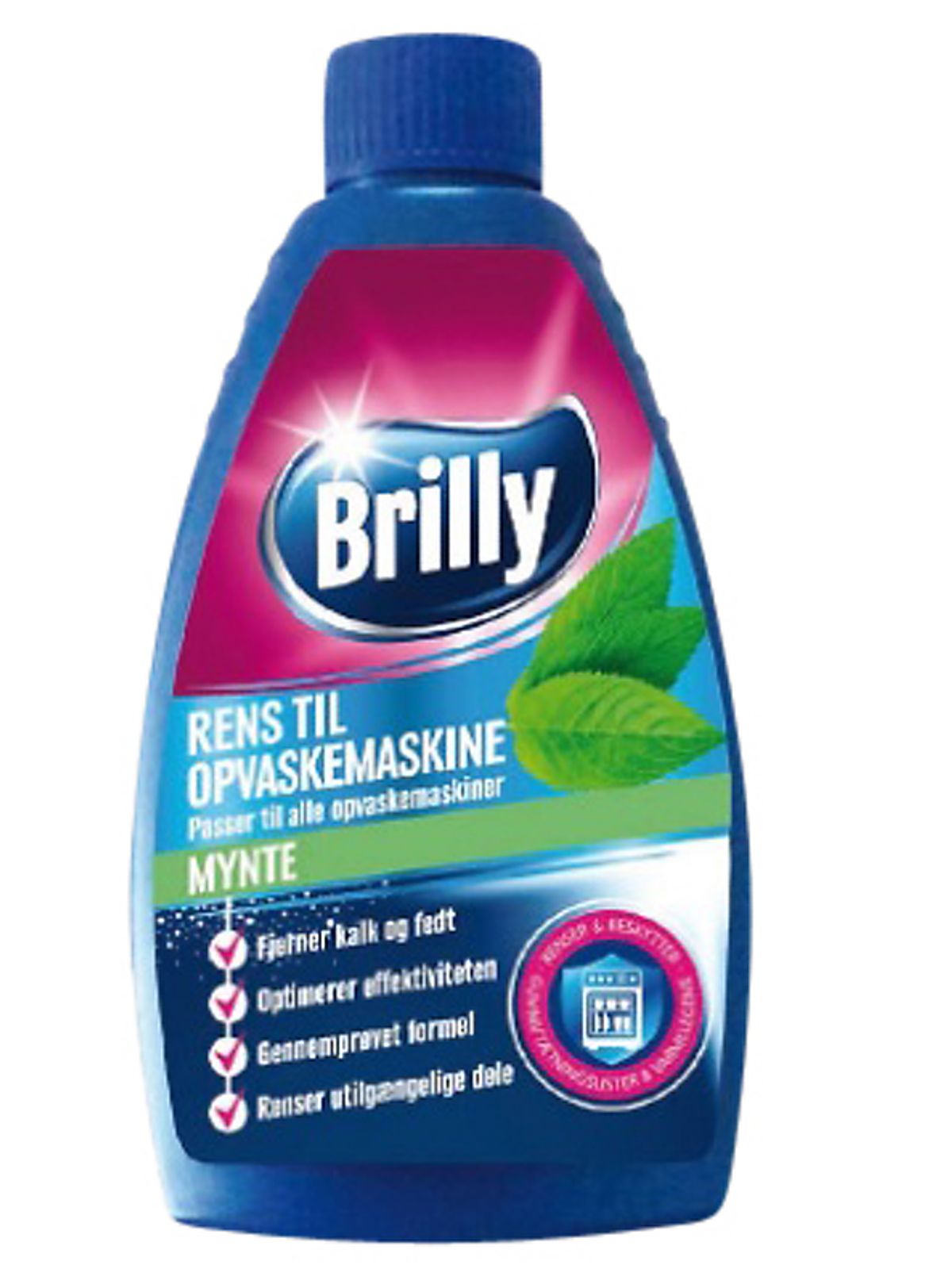 Brilly opvaskemaskinerens, med mynteduft