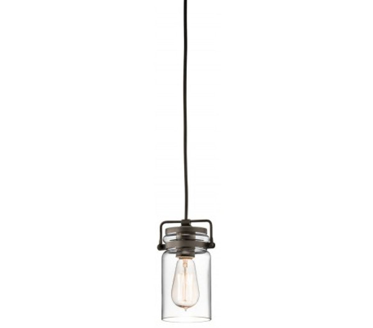 Brinley Loftlampe Ø12,1 cm 1 x E27 - Aldret bronze