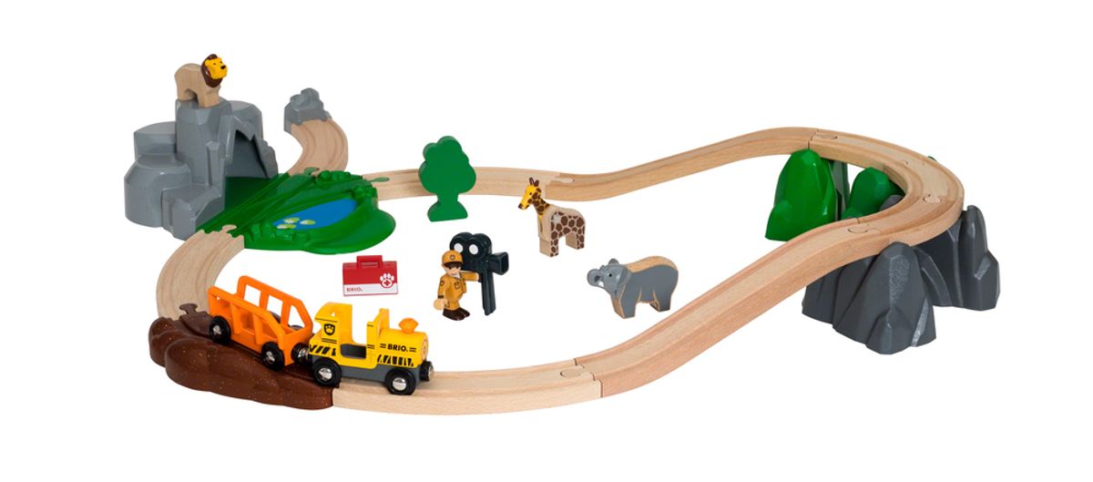 BRIO 33960 Safarieventyrsæt, togbane