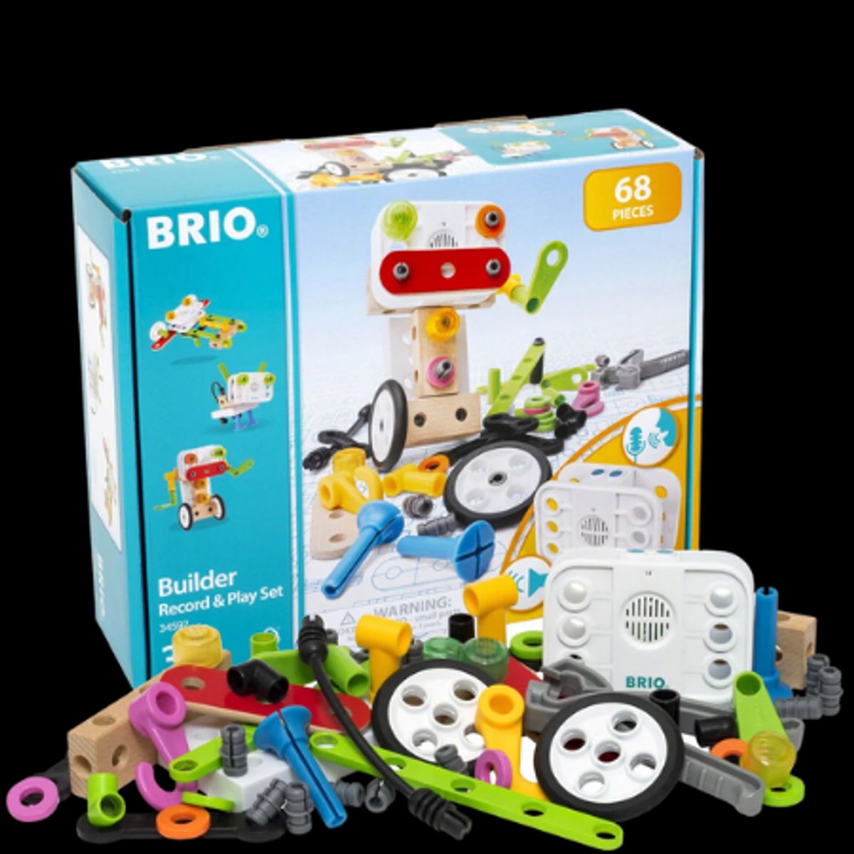 BRIO Builder Legesæt m. Optager & Afspiller - 34592