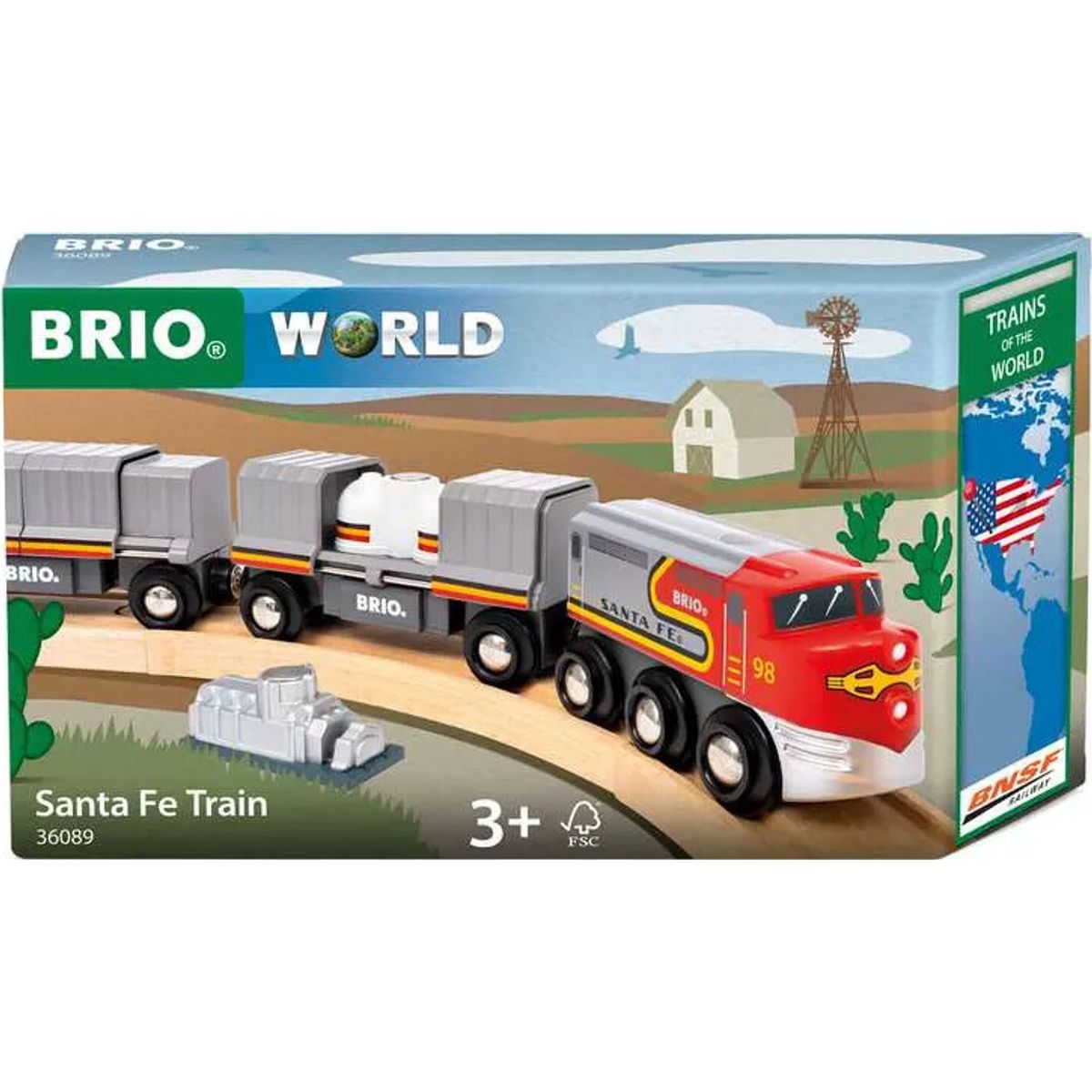 Brio - Santa Fe Tog (trains Of The World) - (36089)