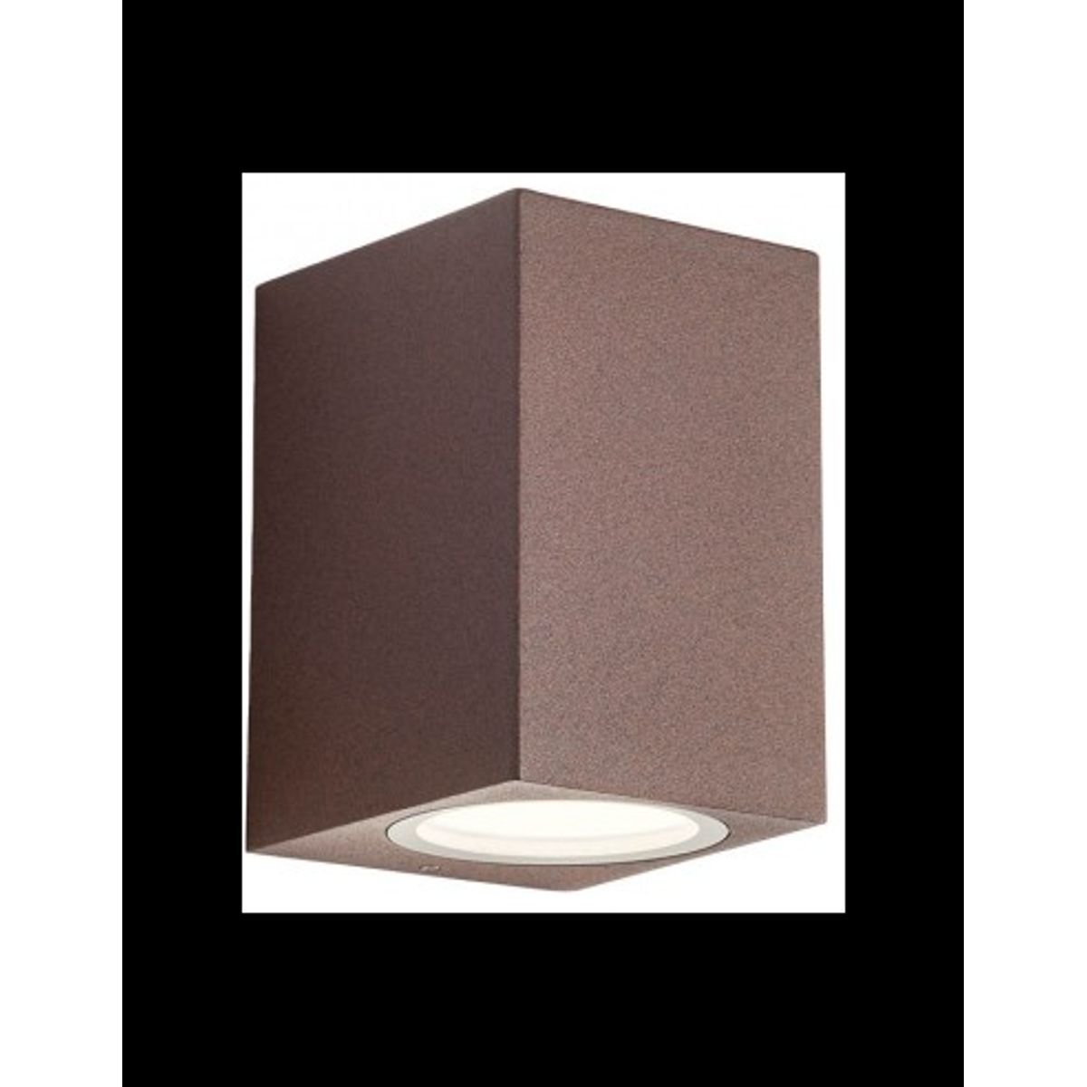 BRIO Væglampe i aluminium og glas H10,1 cm 1 x 6W COB LED - Mat corten