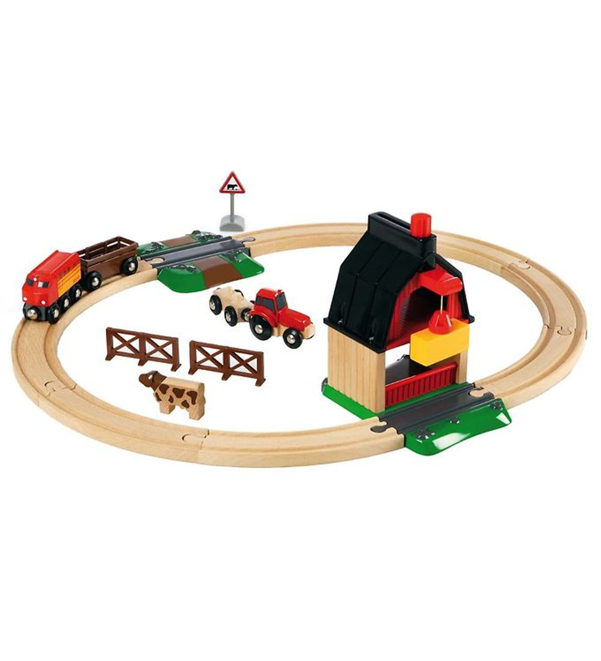 BRIO World Bondegård På Landet Sæt - 20 dele - Træ 33719