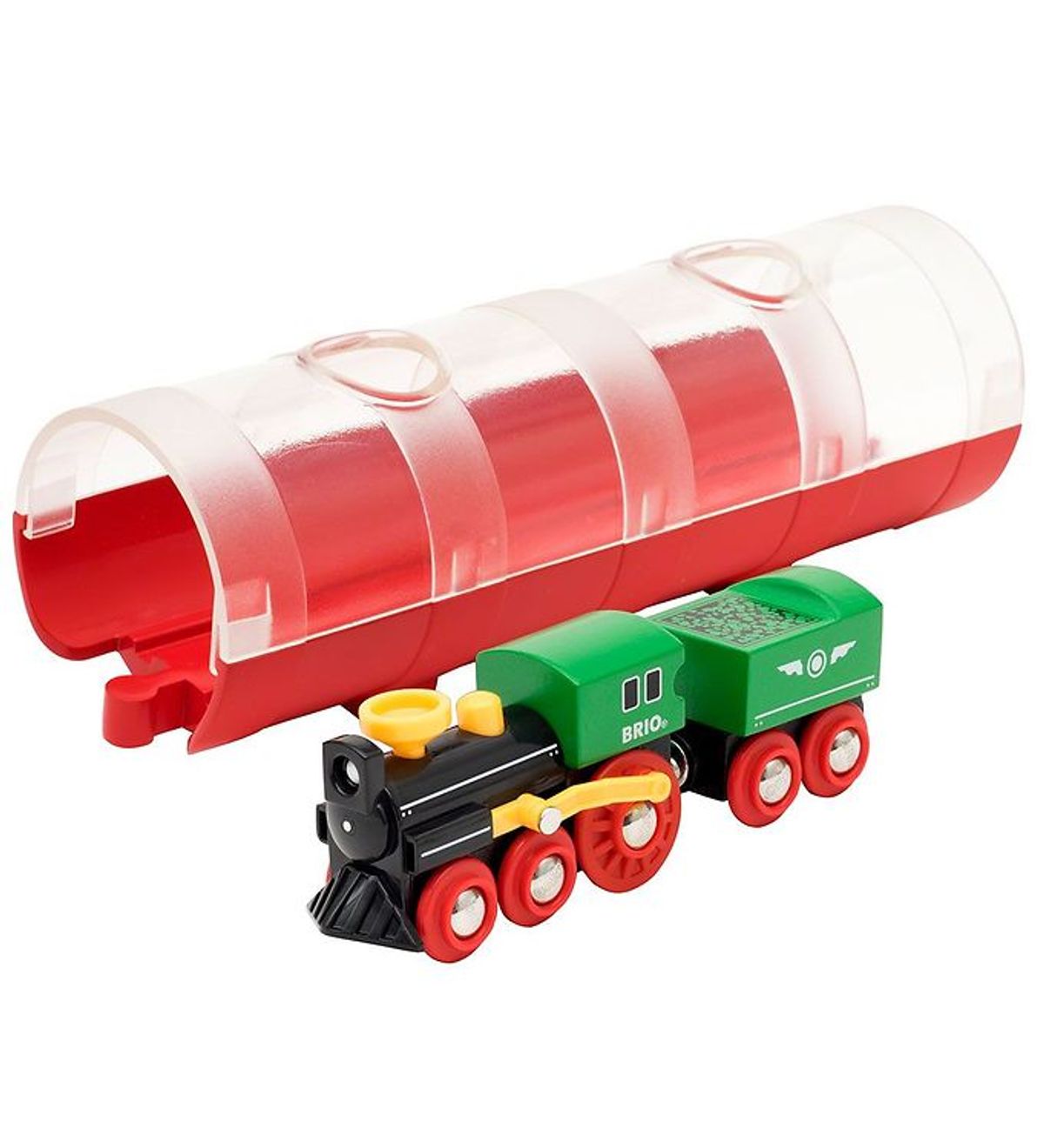 BRIO World Damplokomotiv m. Tunnel - Grøn 33892