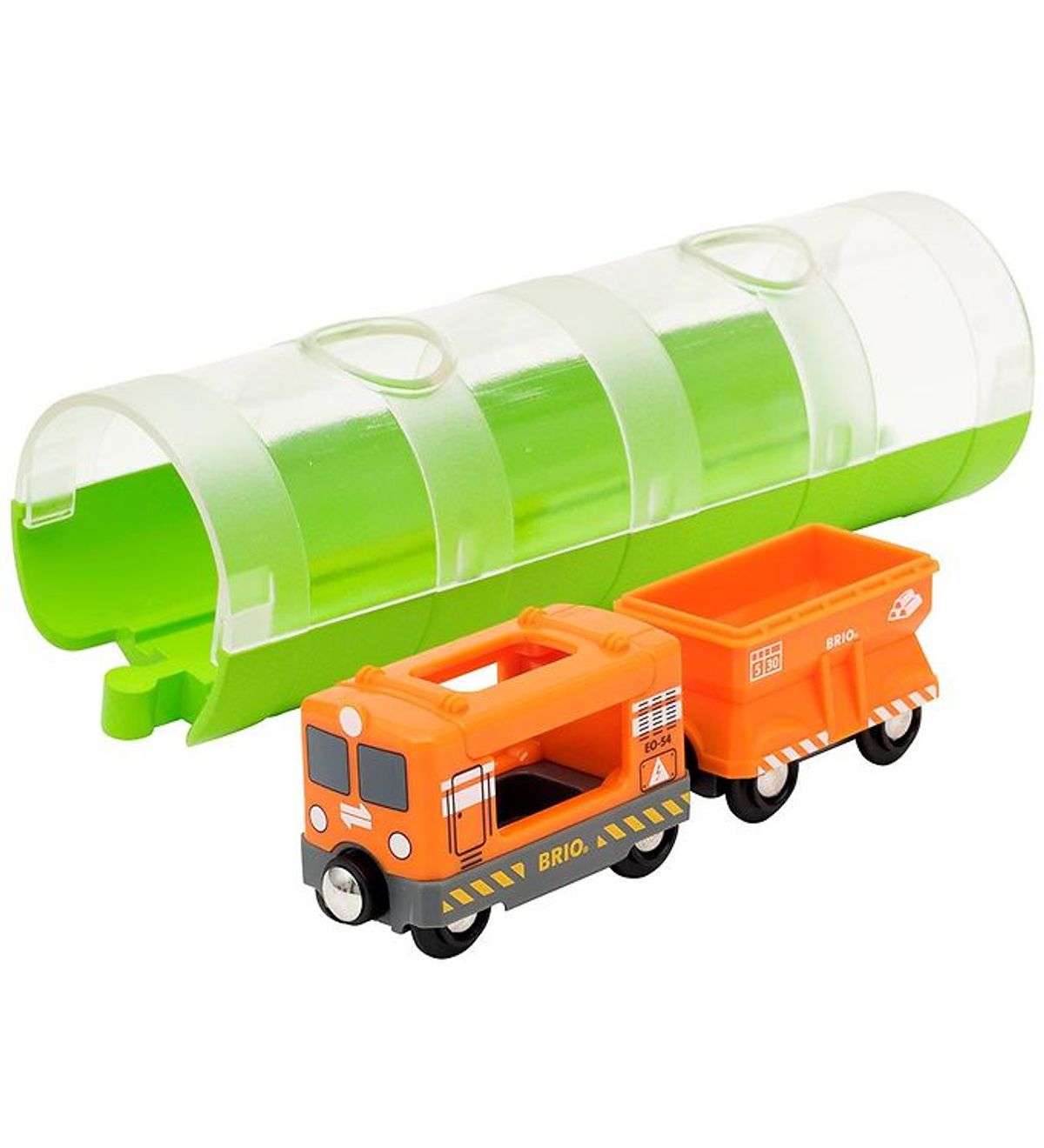 BRIO World Godstog m. Tunnel - Orange 33891