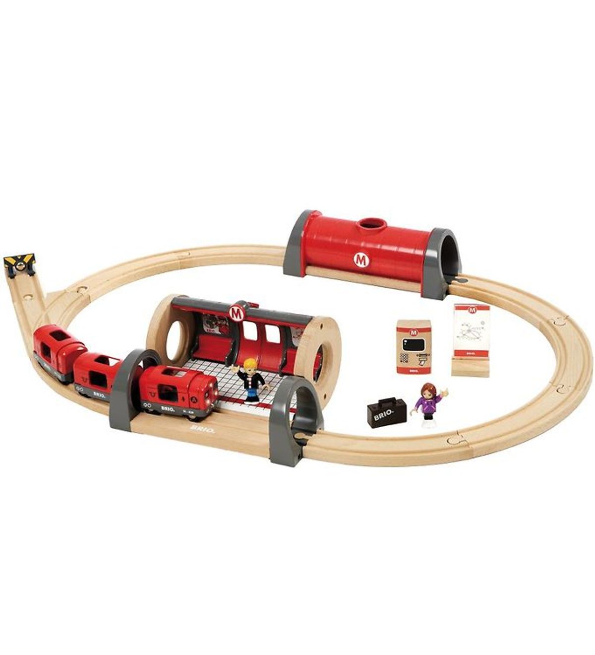 BRIO World Metrosæt - Rød 33513