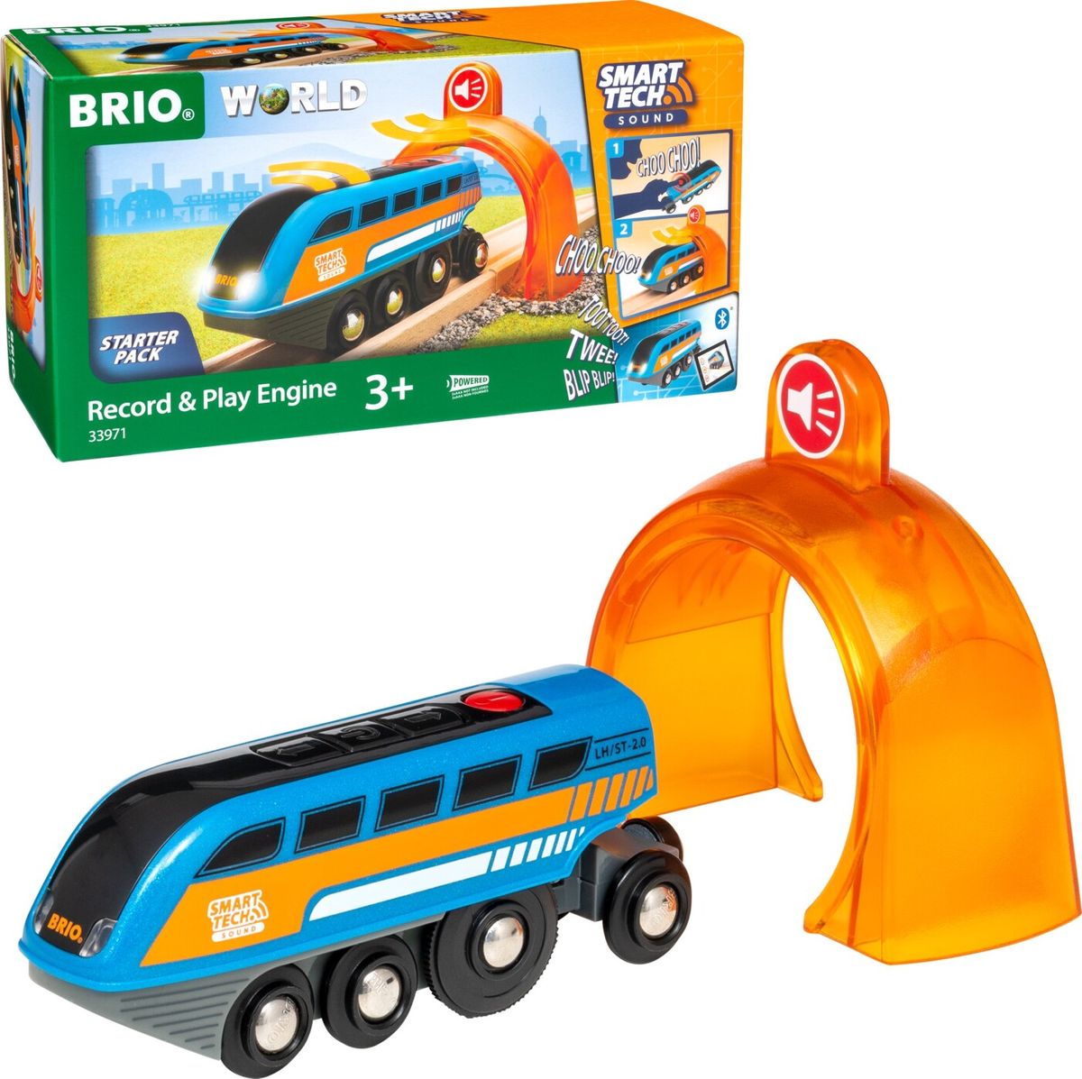 Brio World - Smart Tech Lokomotiv - Batteridrevet - 33971