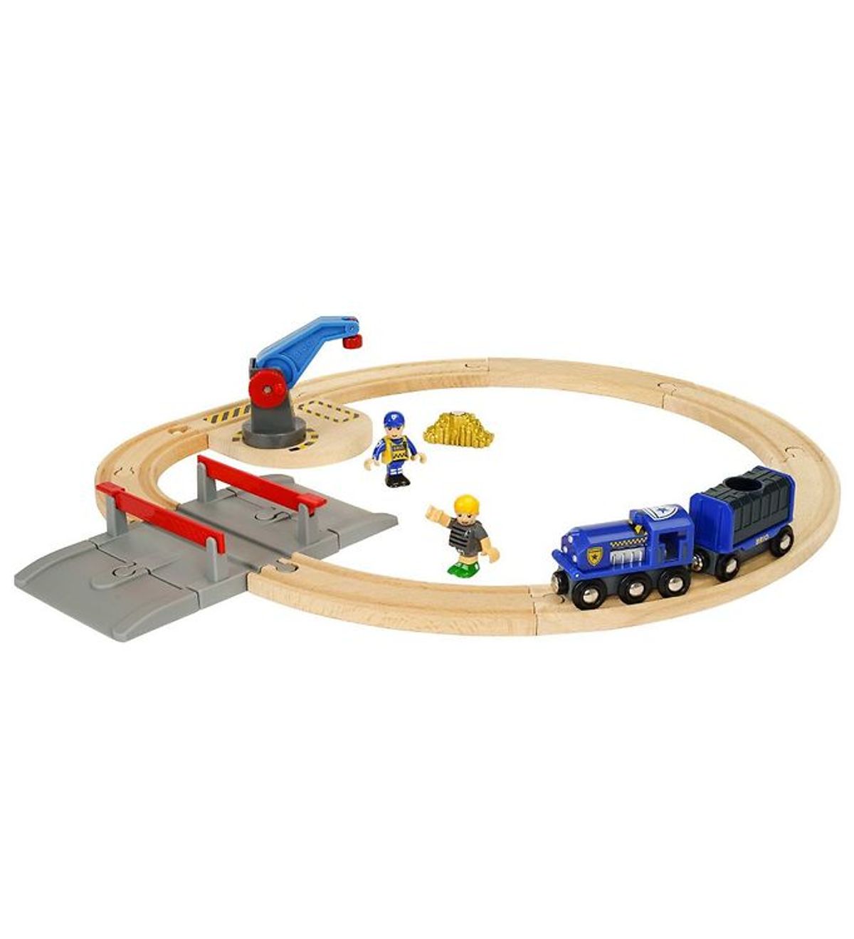 BRIO World Togbane - 17 dele - Guldtransportsæt 33812