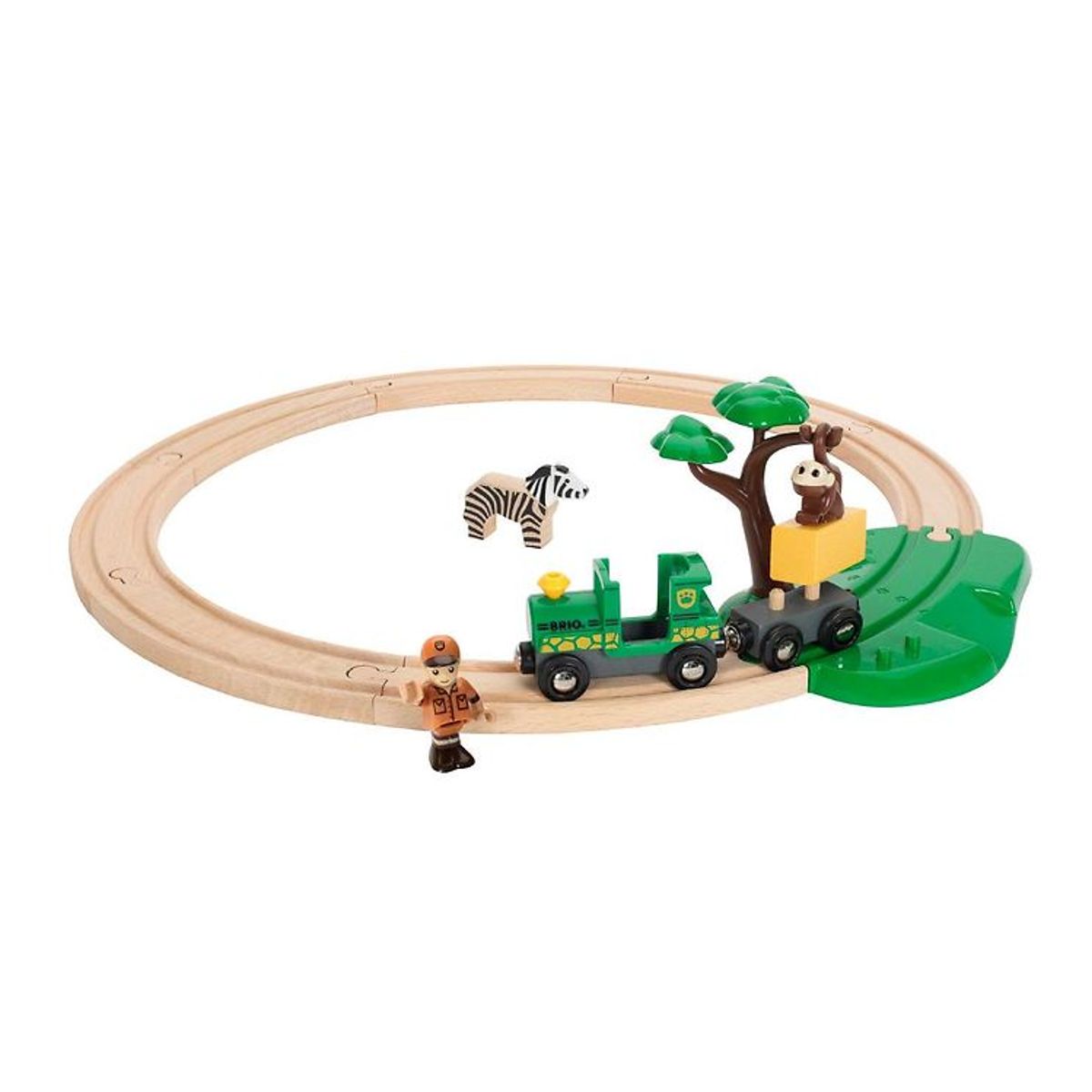 BRIO World togbanesæt - 17 dele - Safari 33720