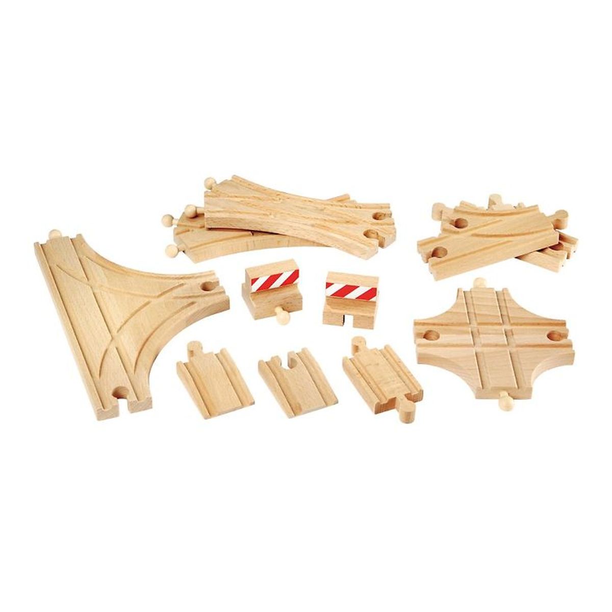 BRIO World Togskinner - 11 dele - Træ 33307