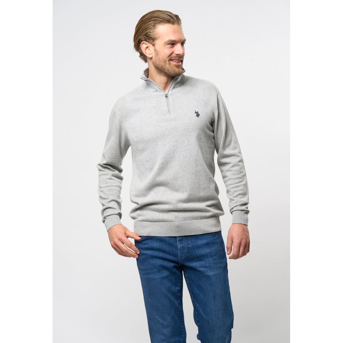 Brison Half-zip Striktrøjetrøje - U.S. Polo Assn - Herre - M